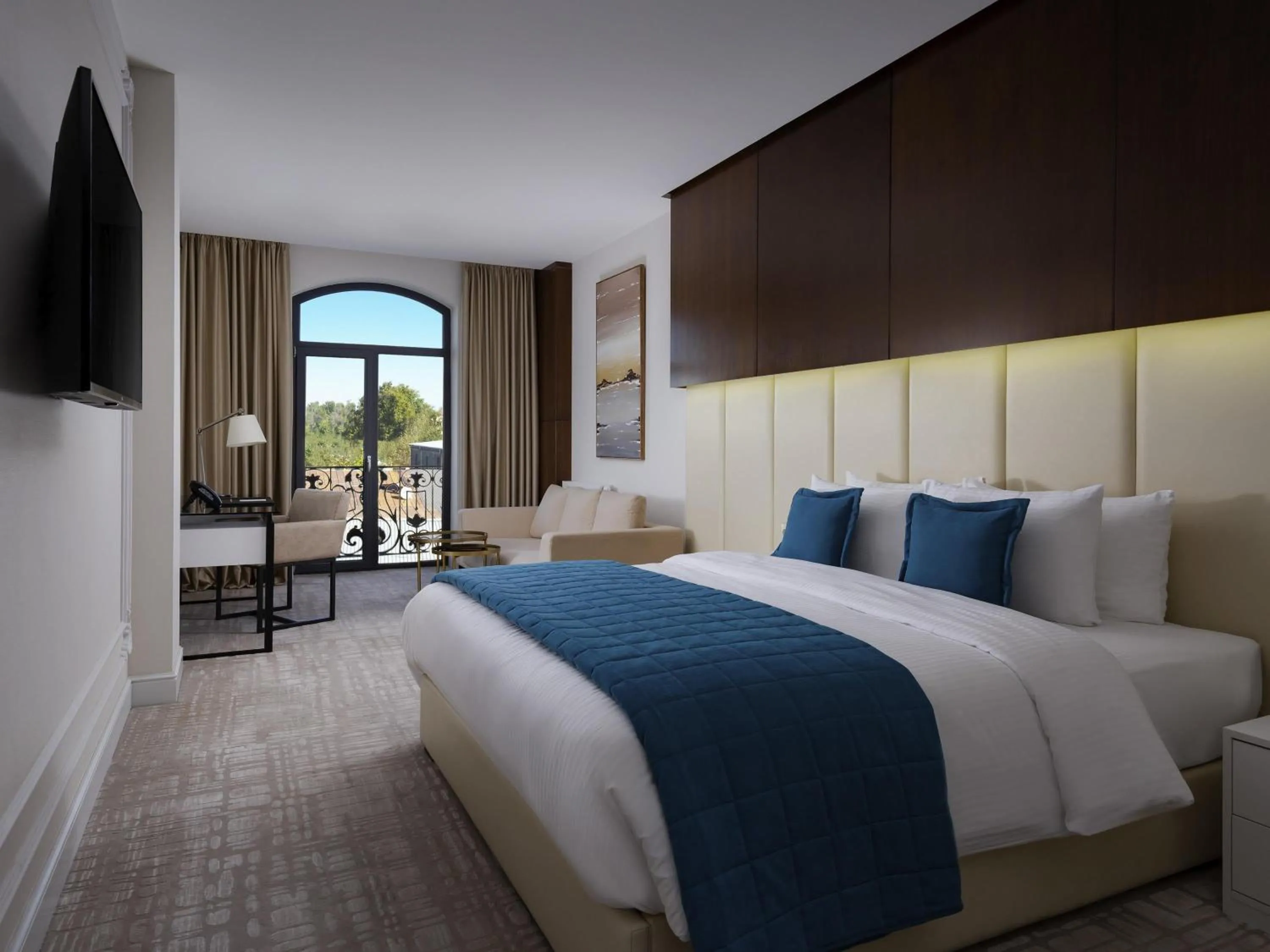 Bedroom, Bed in Mercure Tashkent South