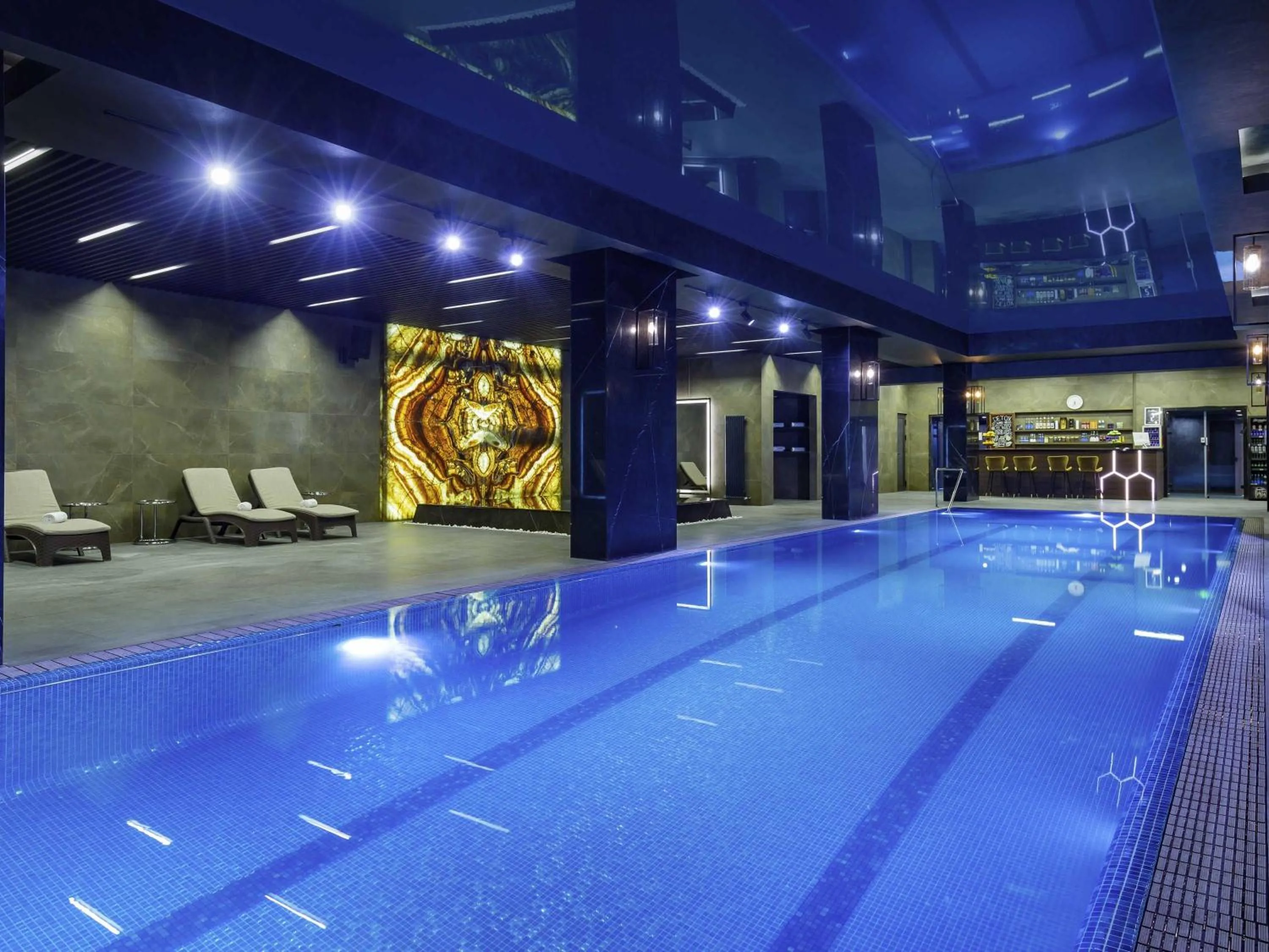 Pool view in Mercure Tashkent South