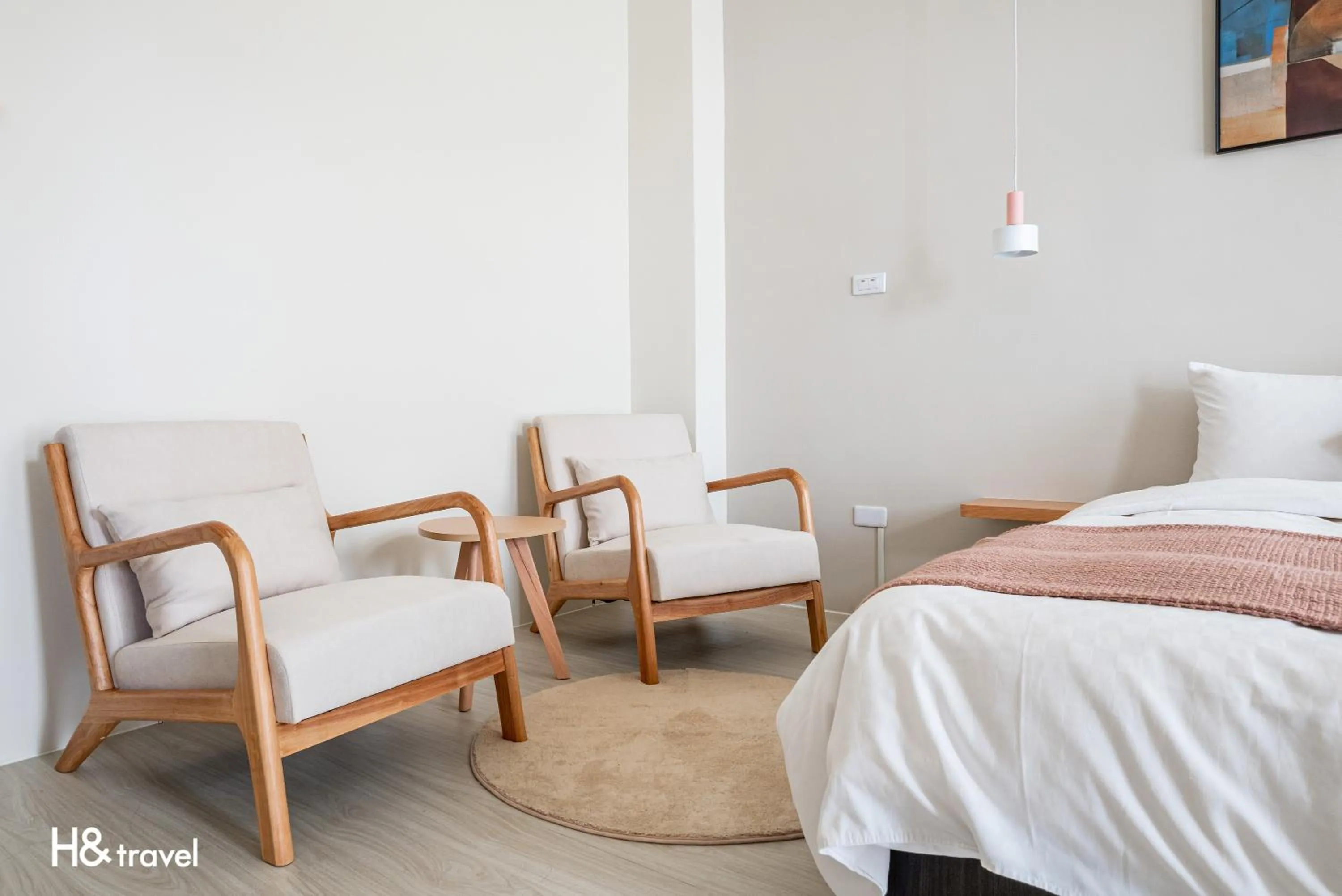 Decorative detail, Bed in Taitung Feng Lin Resort Hotel