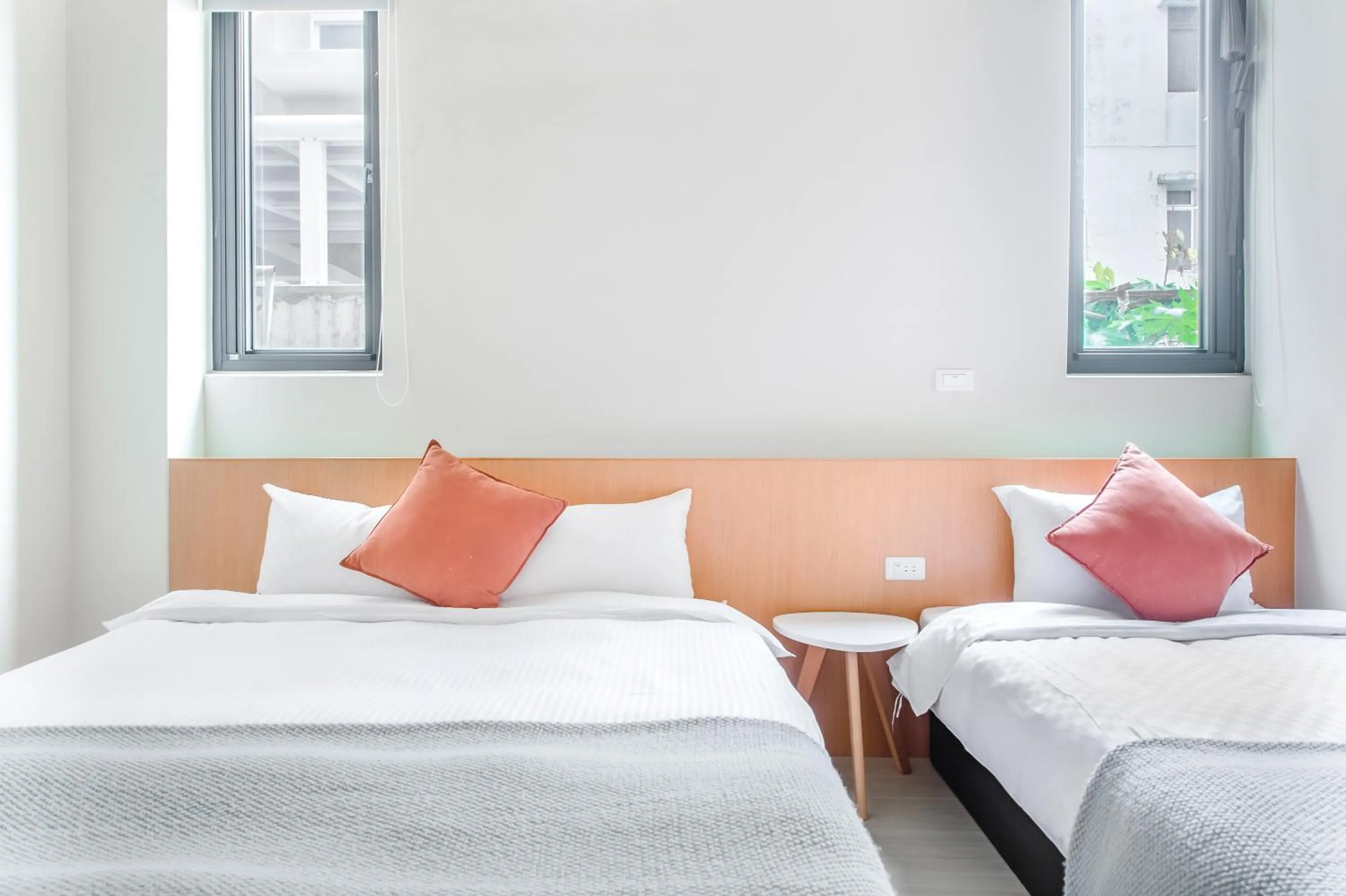 Bed in Taitung Feng Lin Resort Hotel