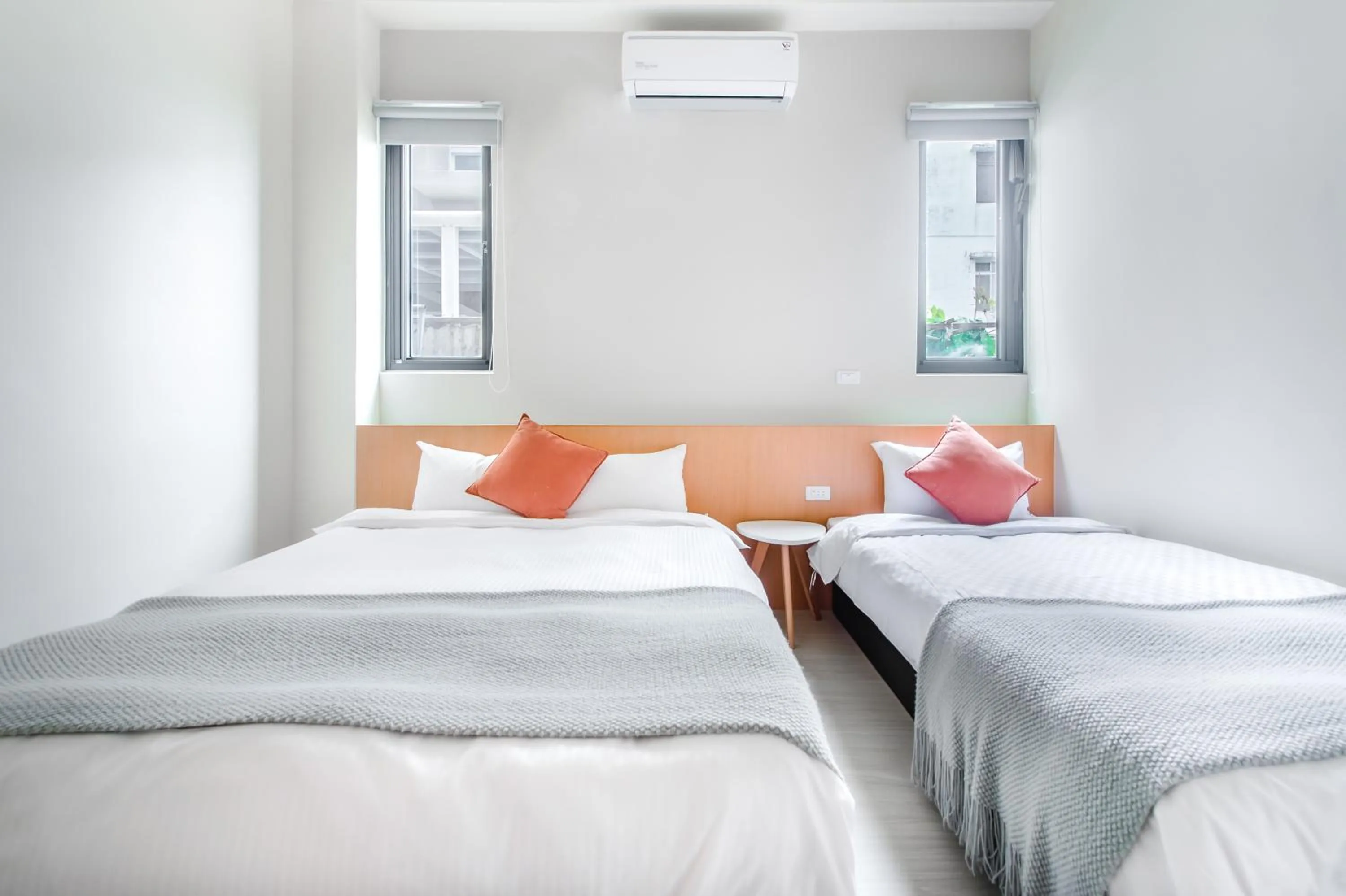 Bed in Taitung Feng Lin Resort Hotel