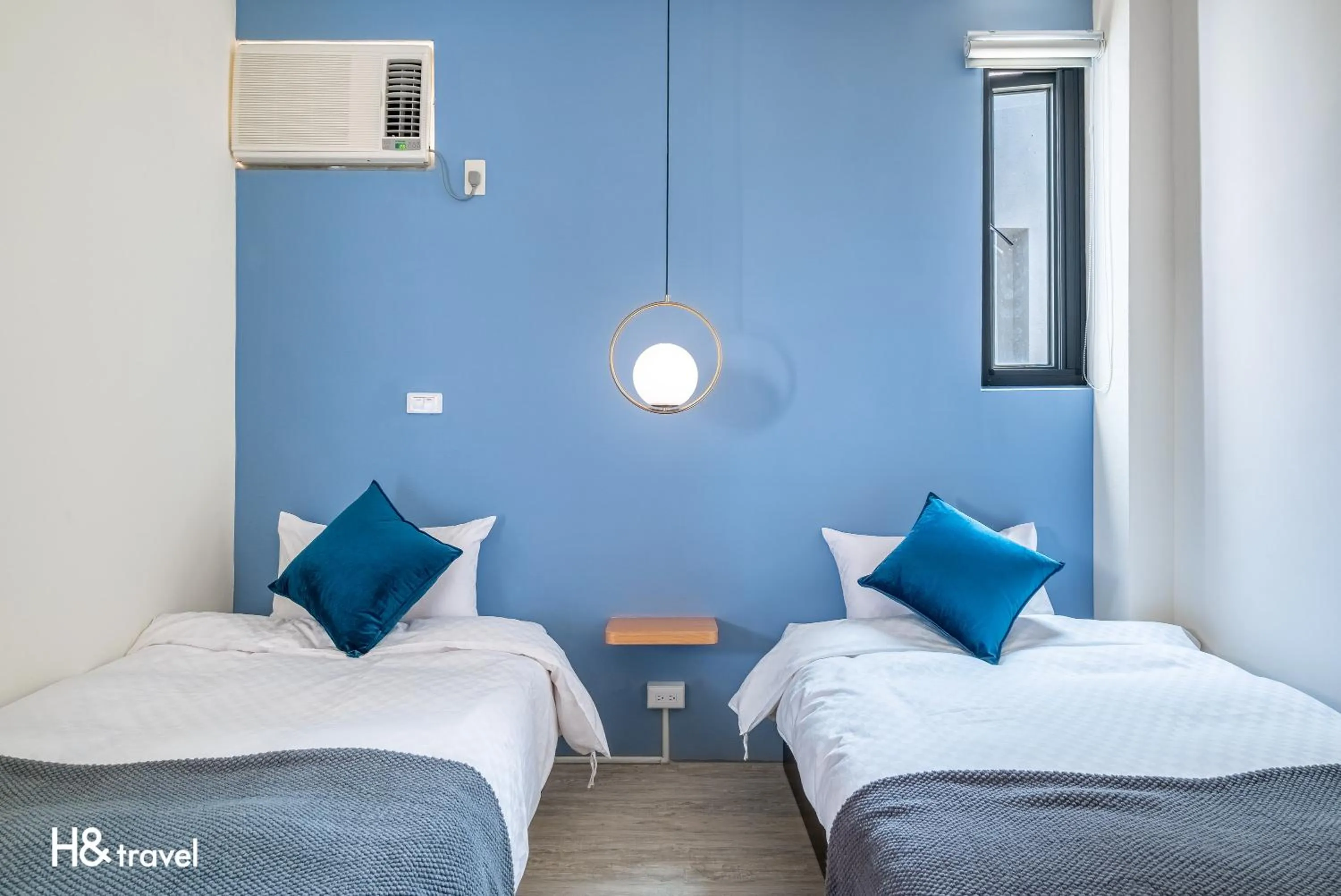 Bed in Taitung Feng Lin Resort Hotel