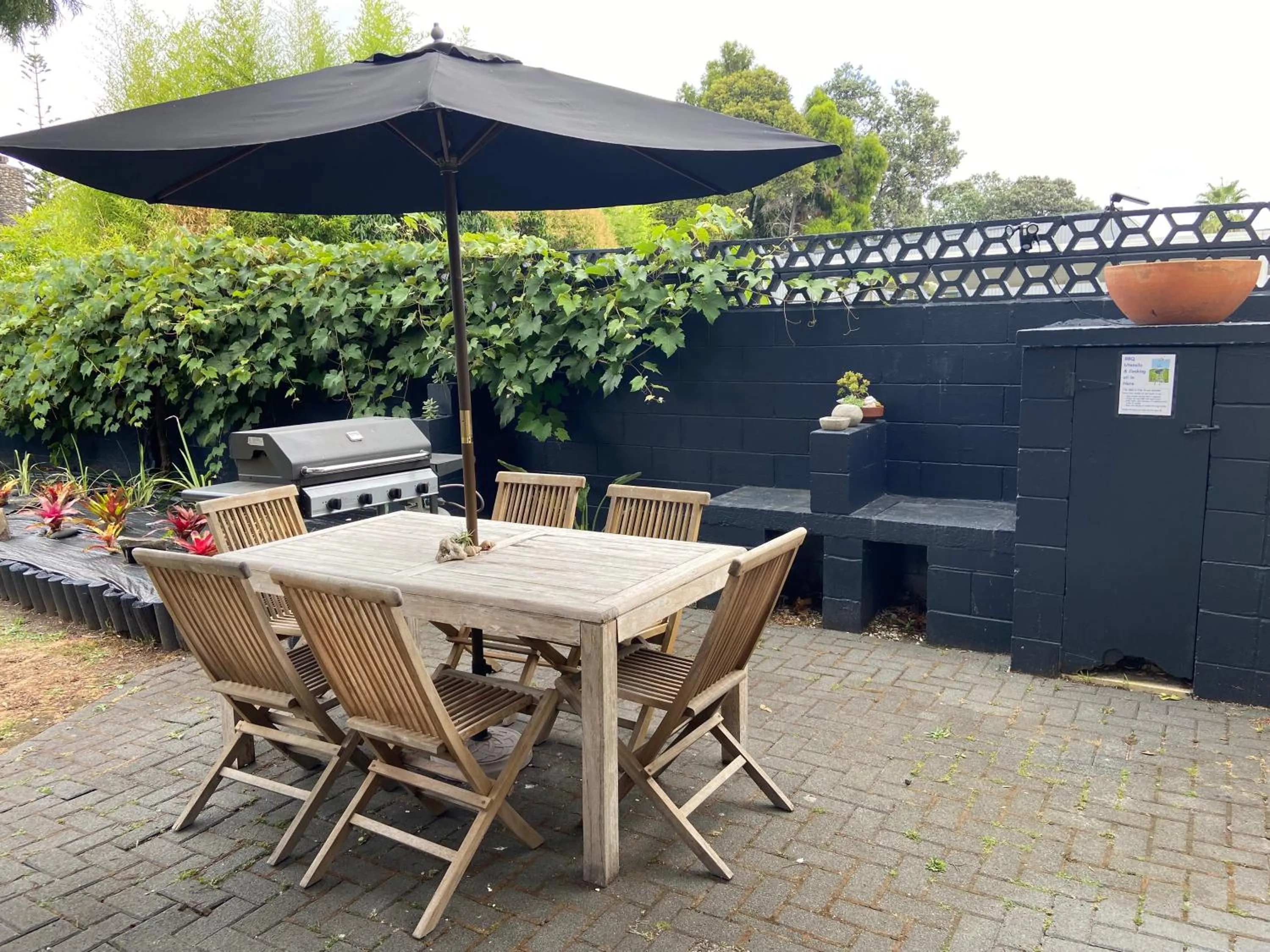 BBQ facilities in Whitianga Motel