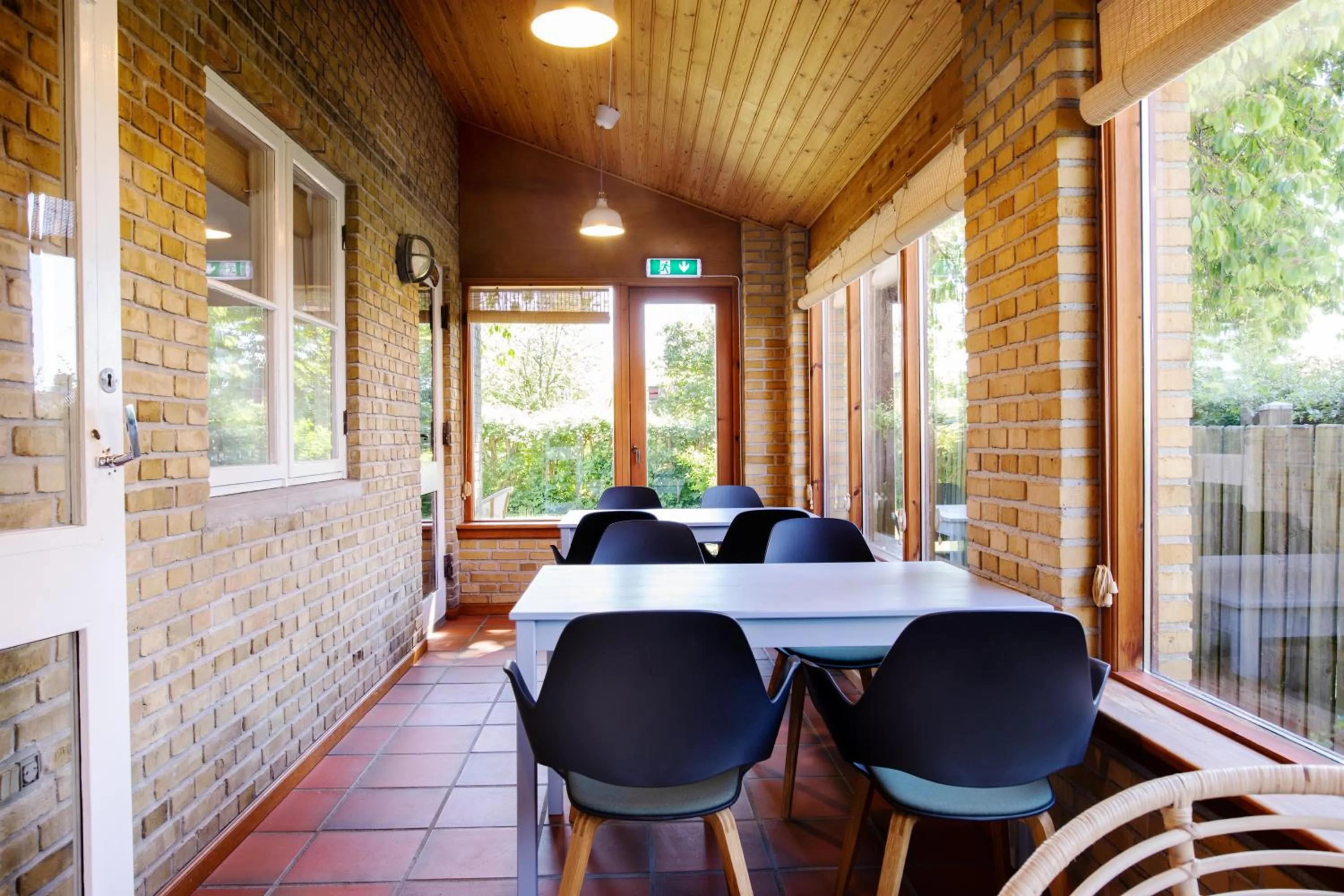 Communal lounge/ TV room in Kridthuset Stevns Klint