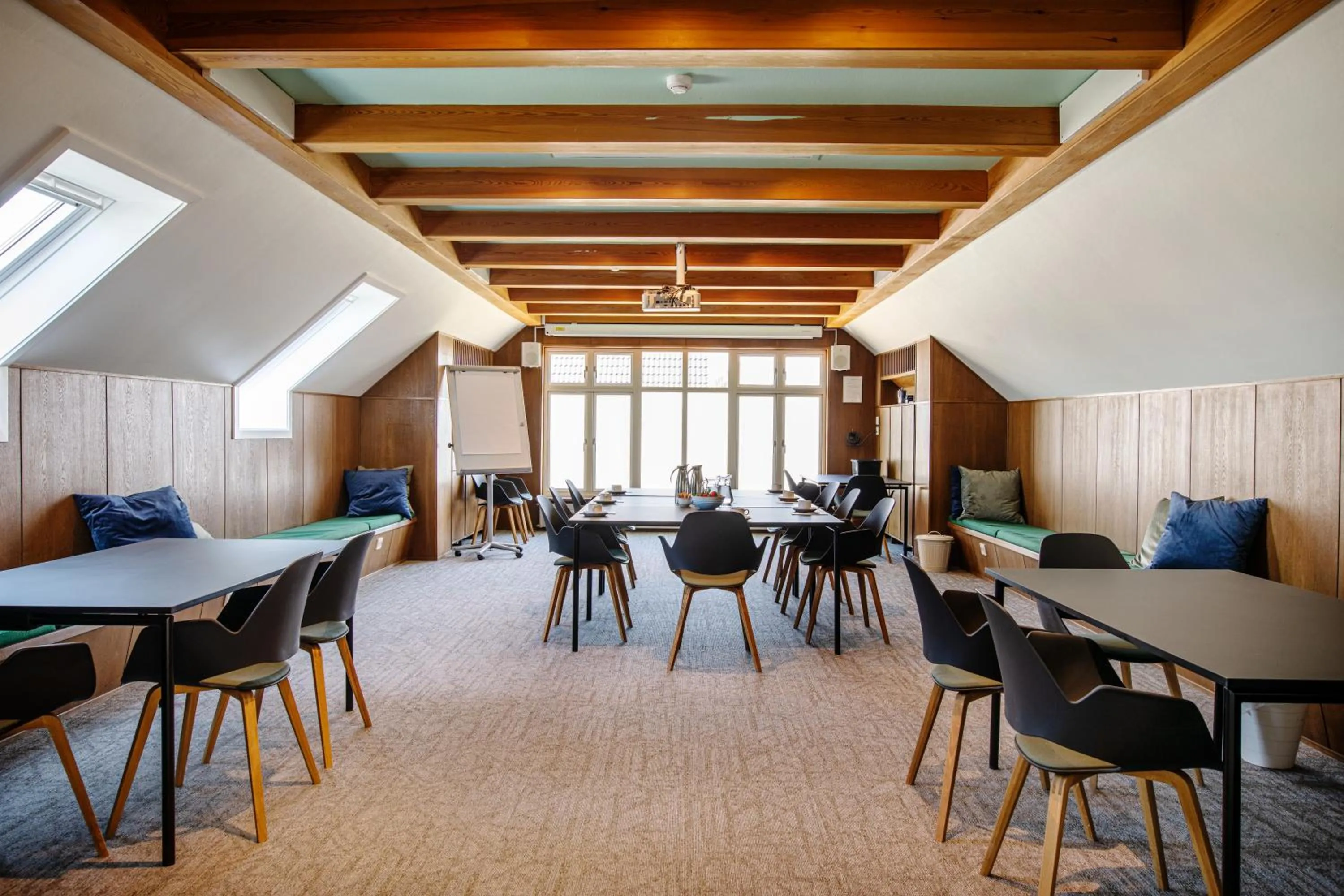 Communal lounge/ TV room in Kridthuset Stevns Klint