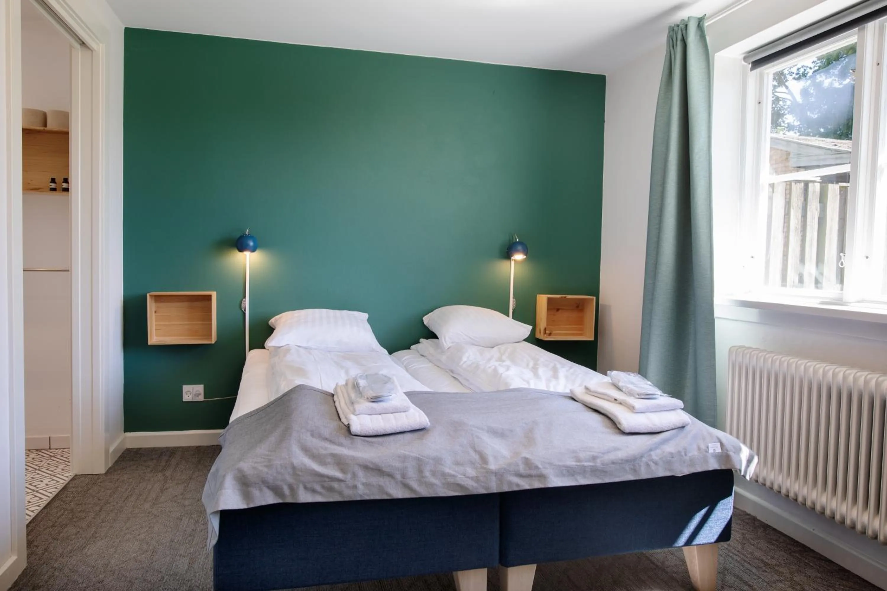 Bedroom, Bed in Kridthuset Stevns Klint