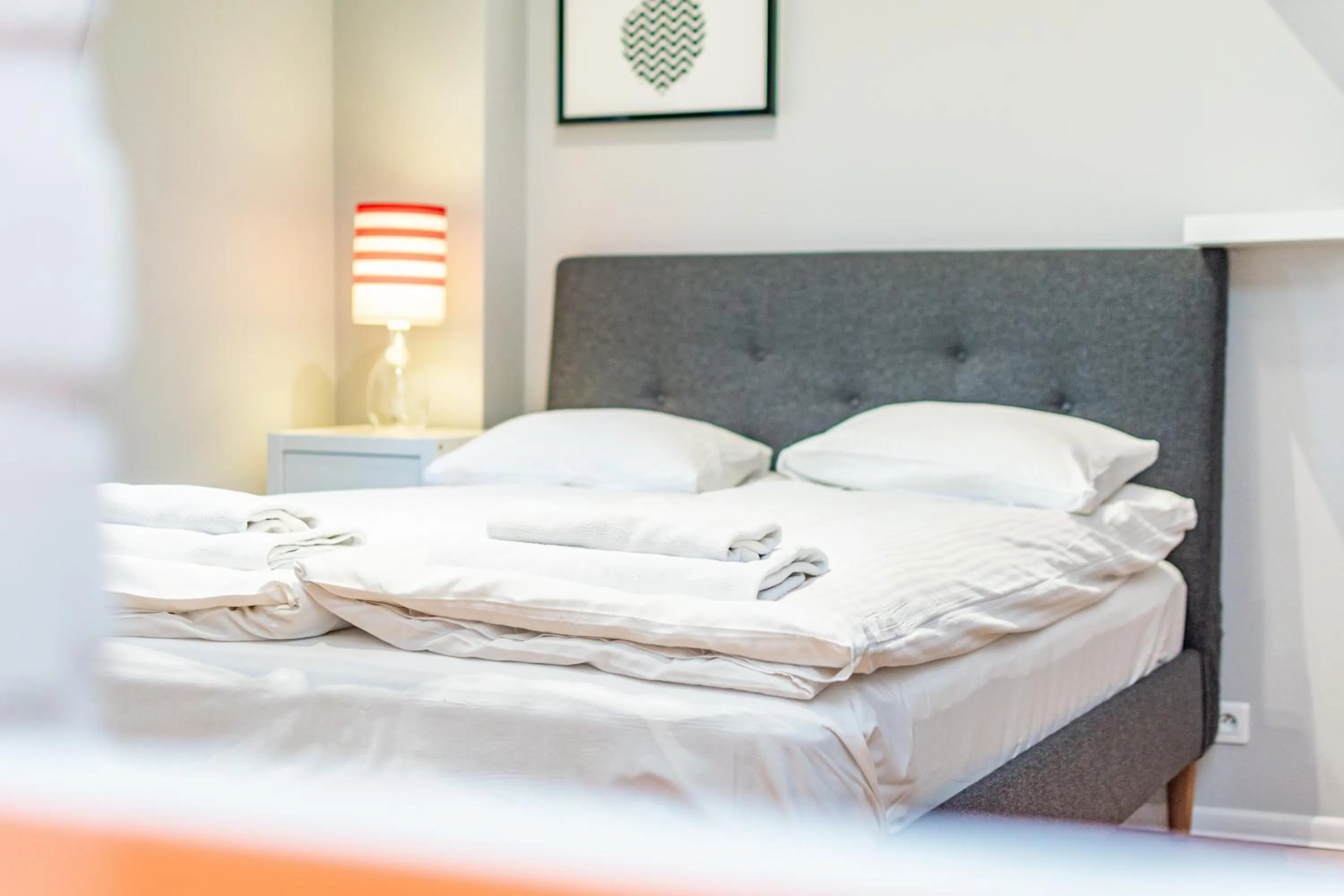 Bed in Apartament One by Your Freedom