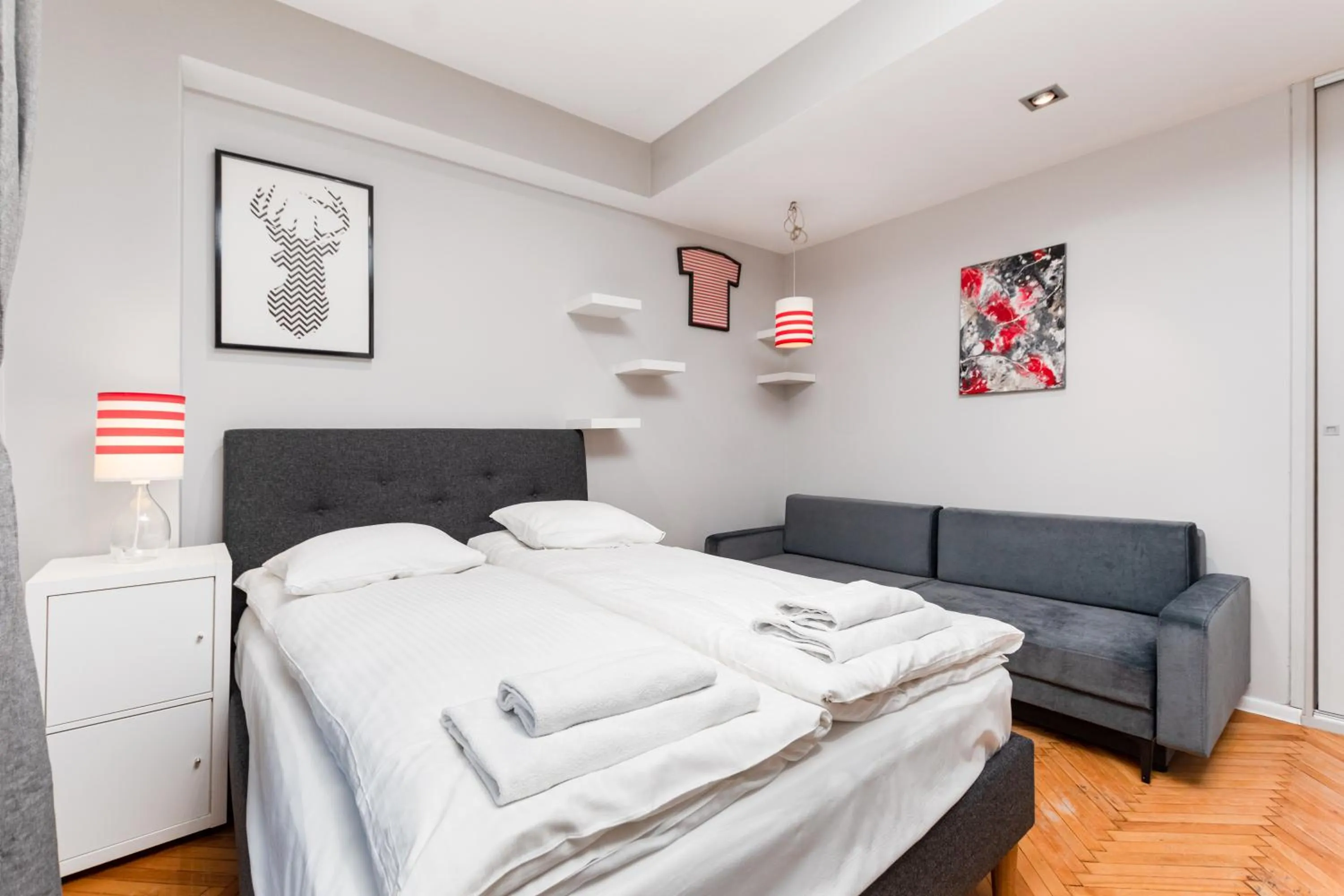 Bed in Apartament One by Your Freedom