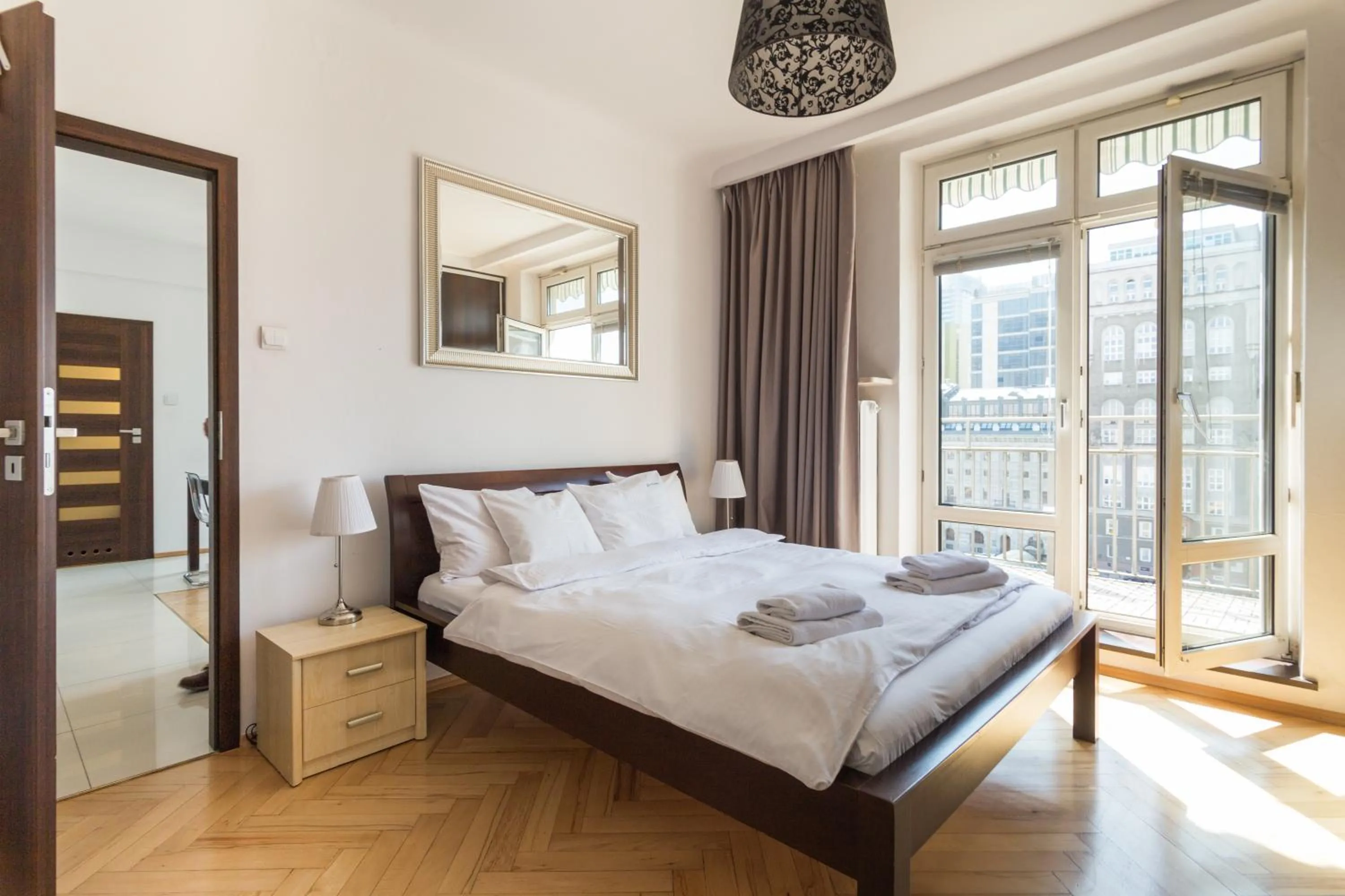 Bed in Apartament One by Your Freedom