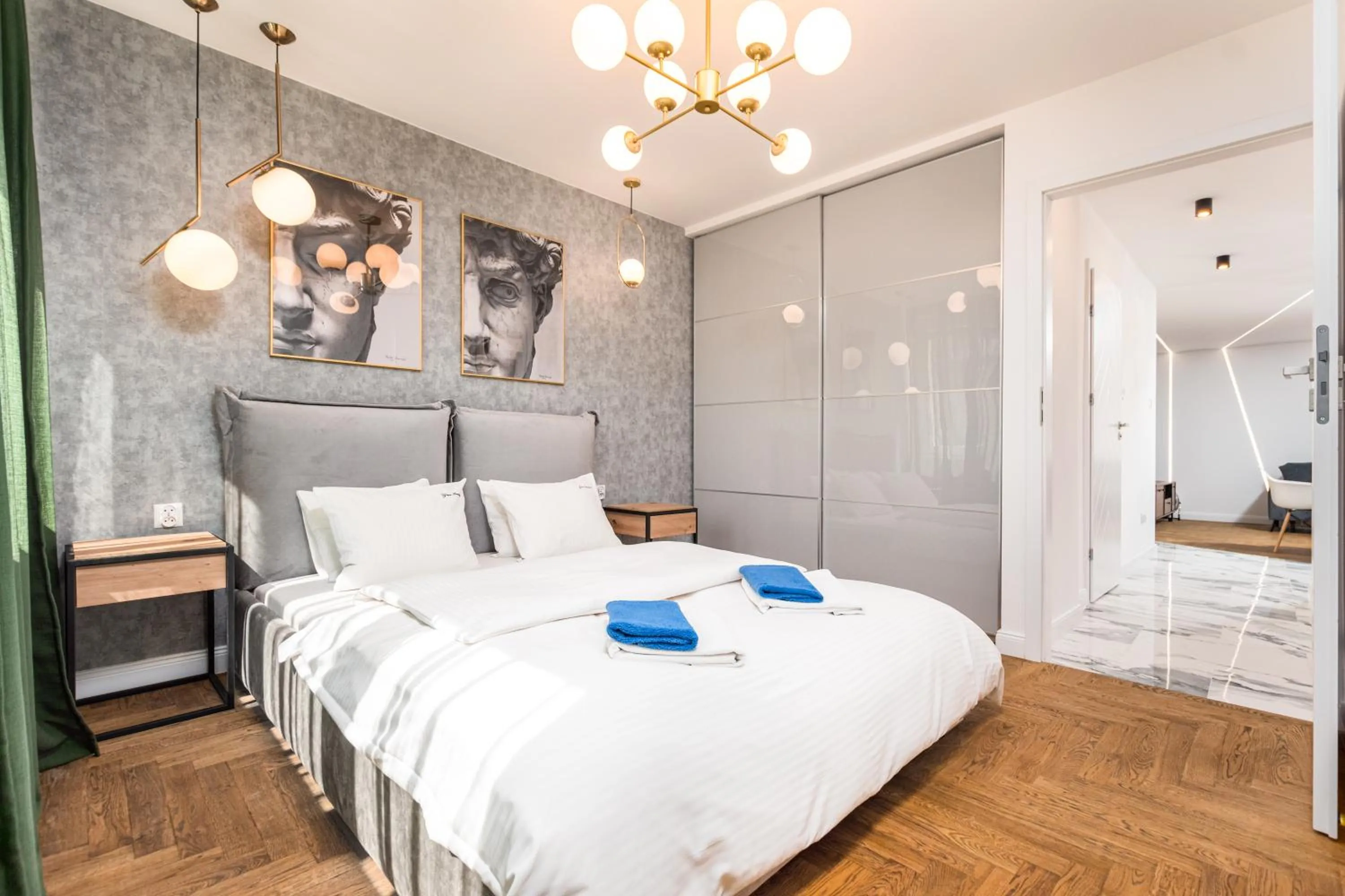 Bed in Apartament One by Your Freedom