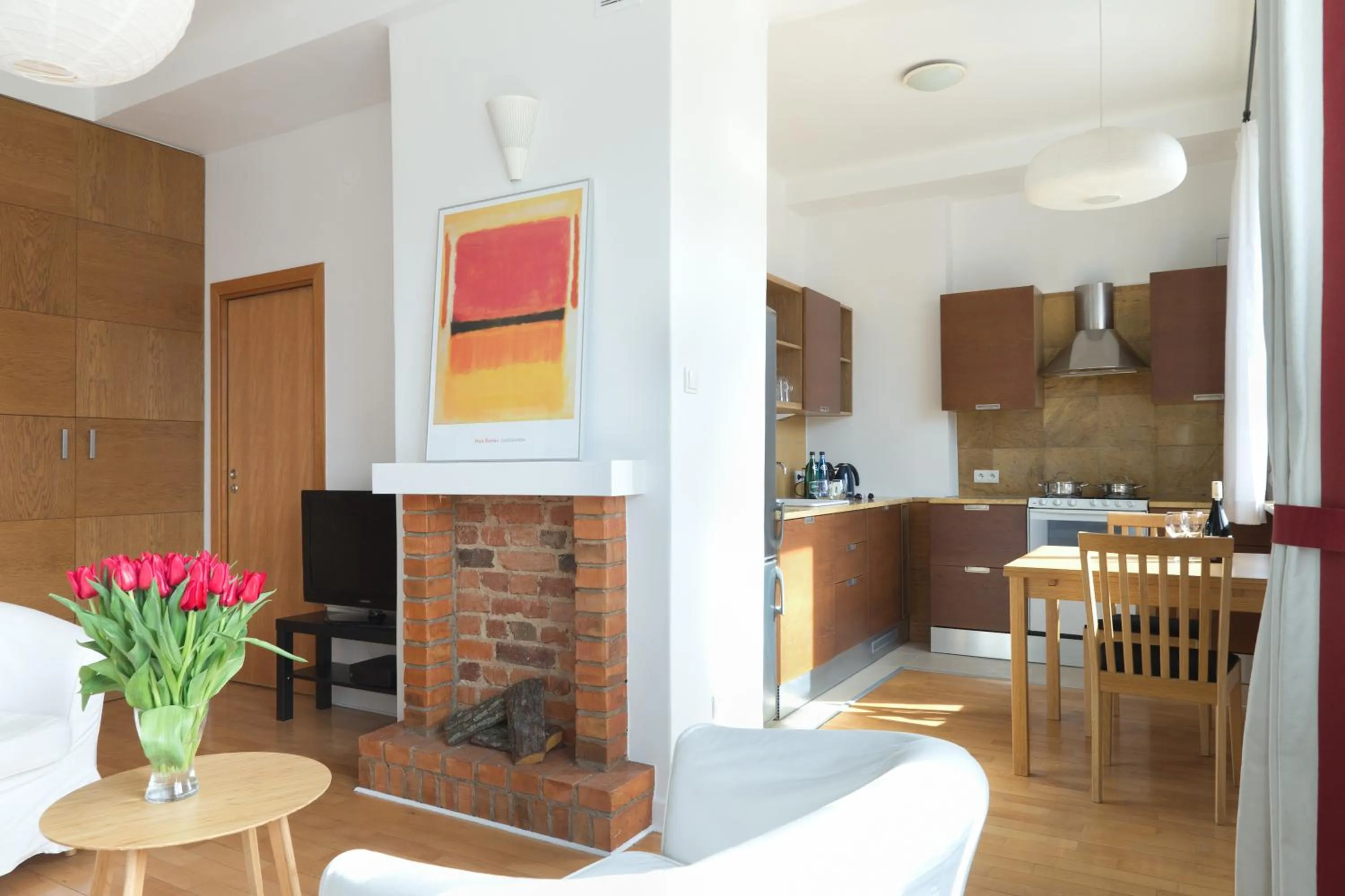 Kitchen or kitchenette in Apartament One by Your Freedom