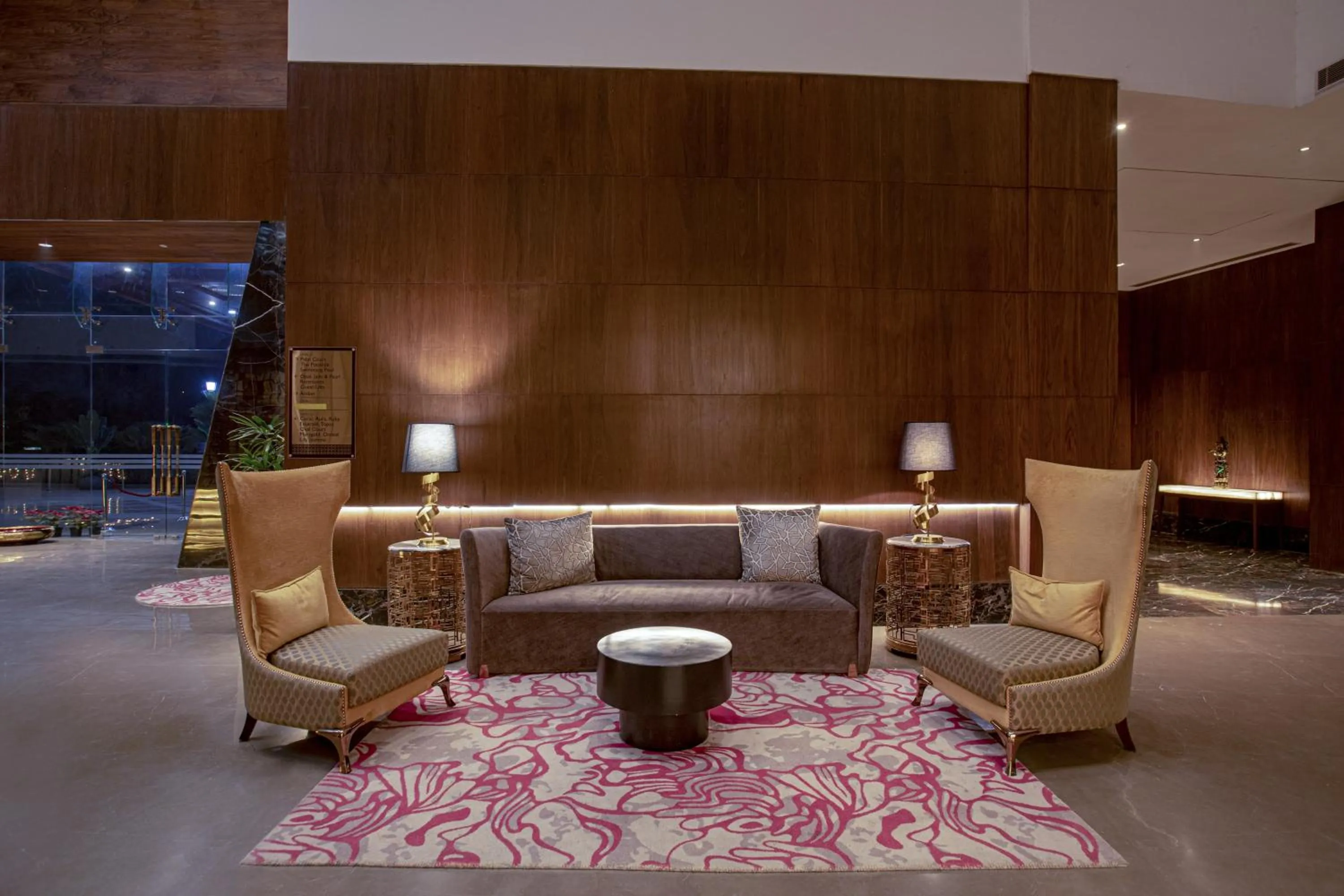 Lobby or reception in The Gaurs Sarovar Premiere
