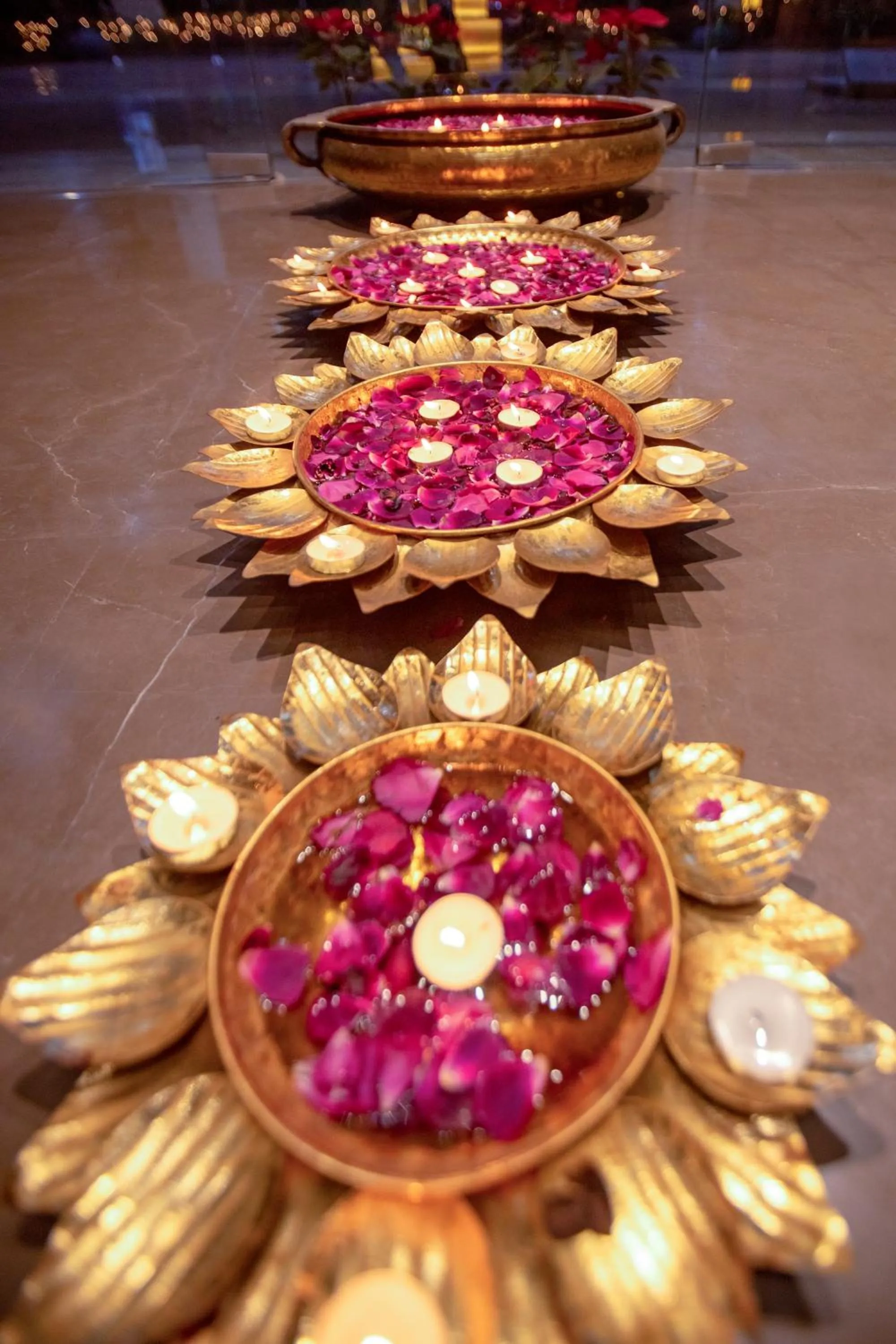 Lobby or reception in The Gaurs Sarovar Premiere