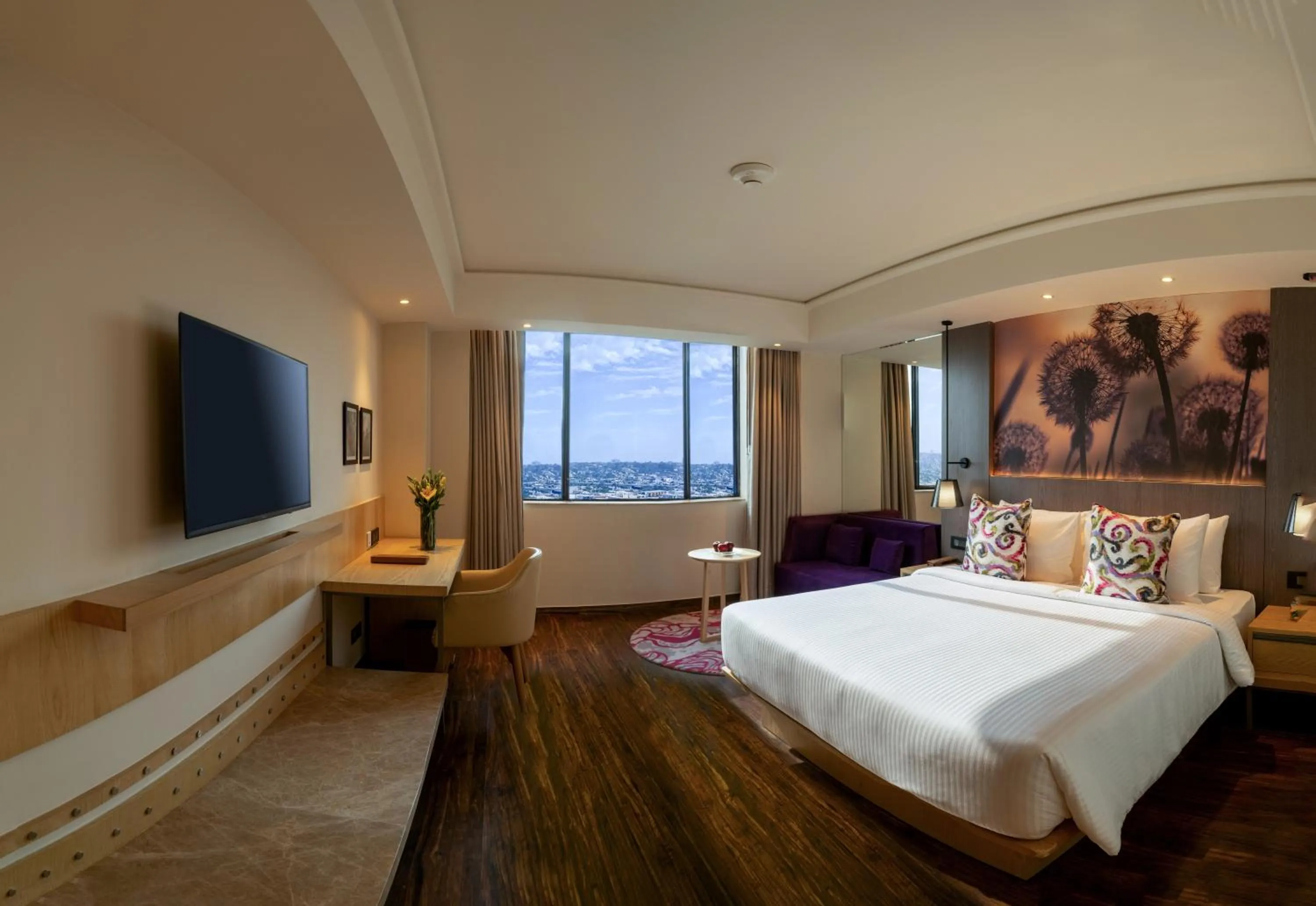 Bed in The Gaurs Sarovar Premiere