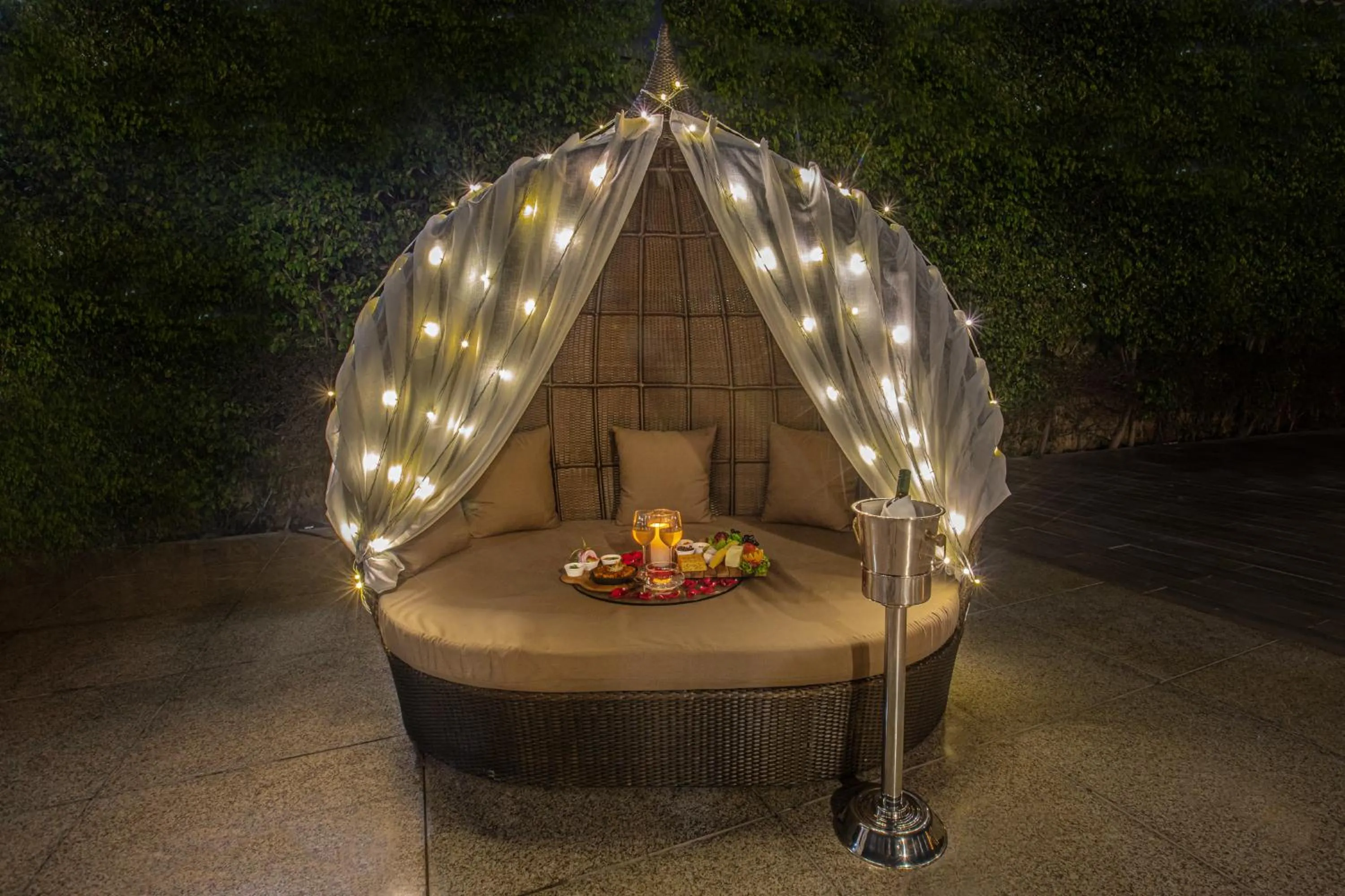 Swimming pool in The Gaurs Sarovar Premiere