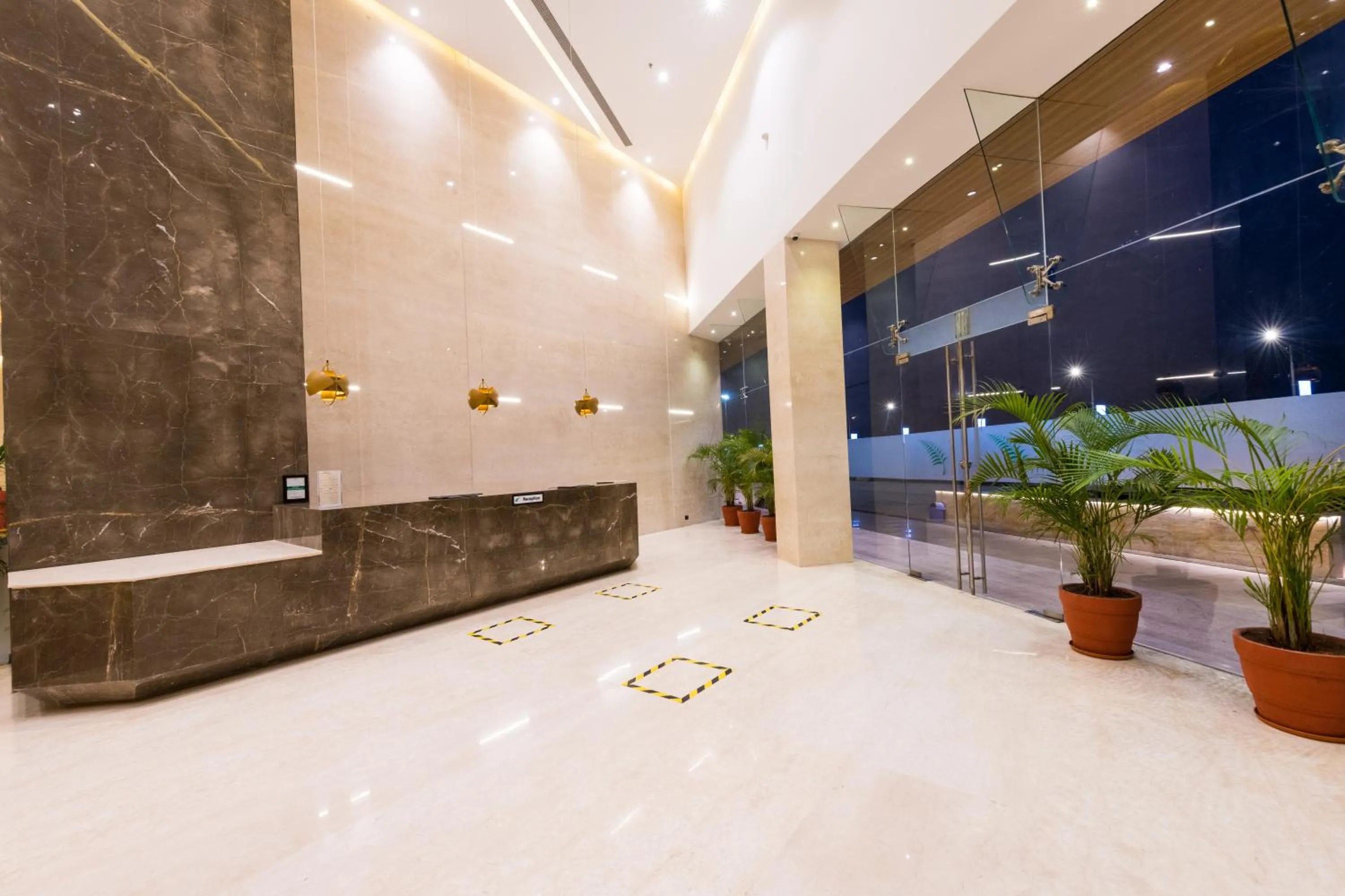 Lobby or reception in The Fern Residency, Jamnagar