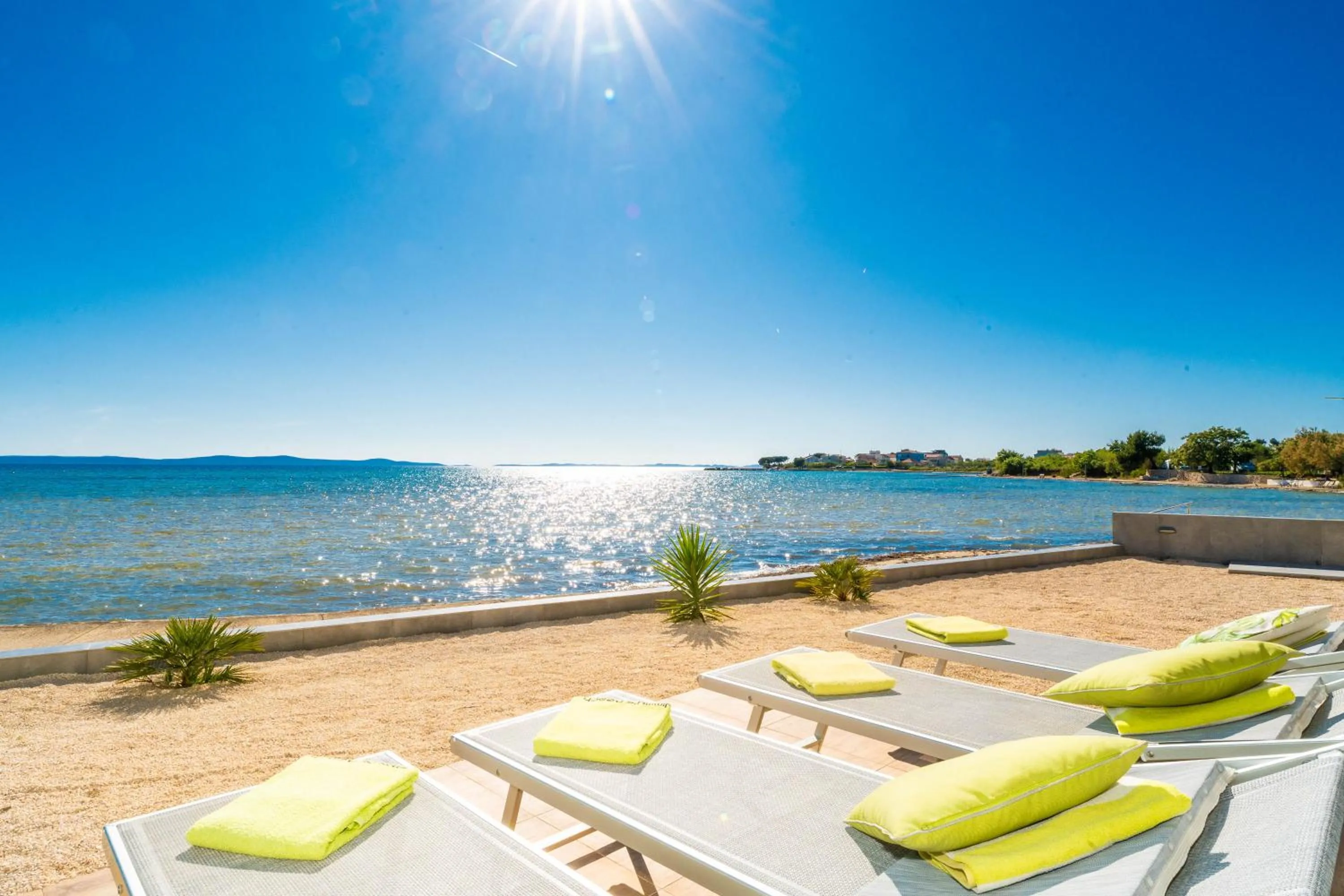 Jimmys Beach Privlaka direkt am Meer und beheiztem Pool