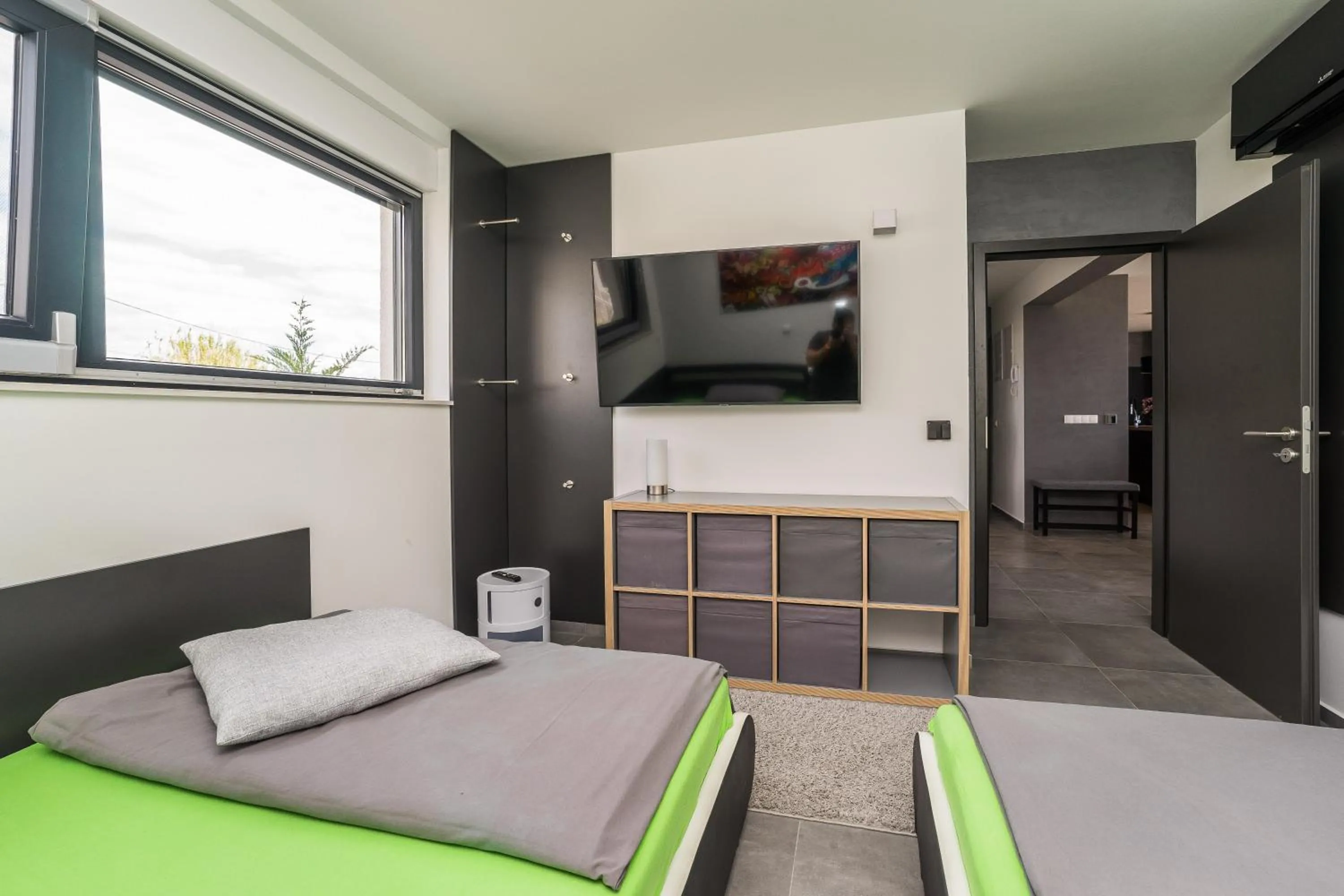 Bed in Jimmys Beach Privlaka direkt am Meer und beheiztem Pool
