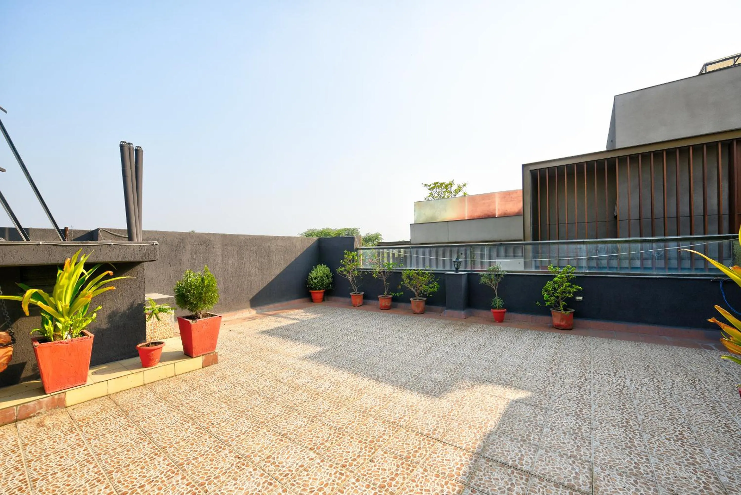 Balcony/Terrace in The Pamposh Hotel