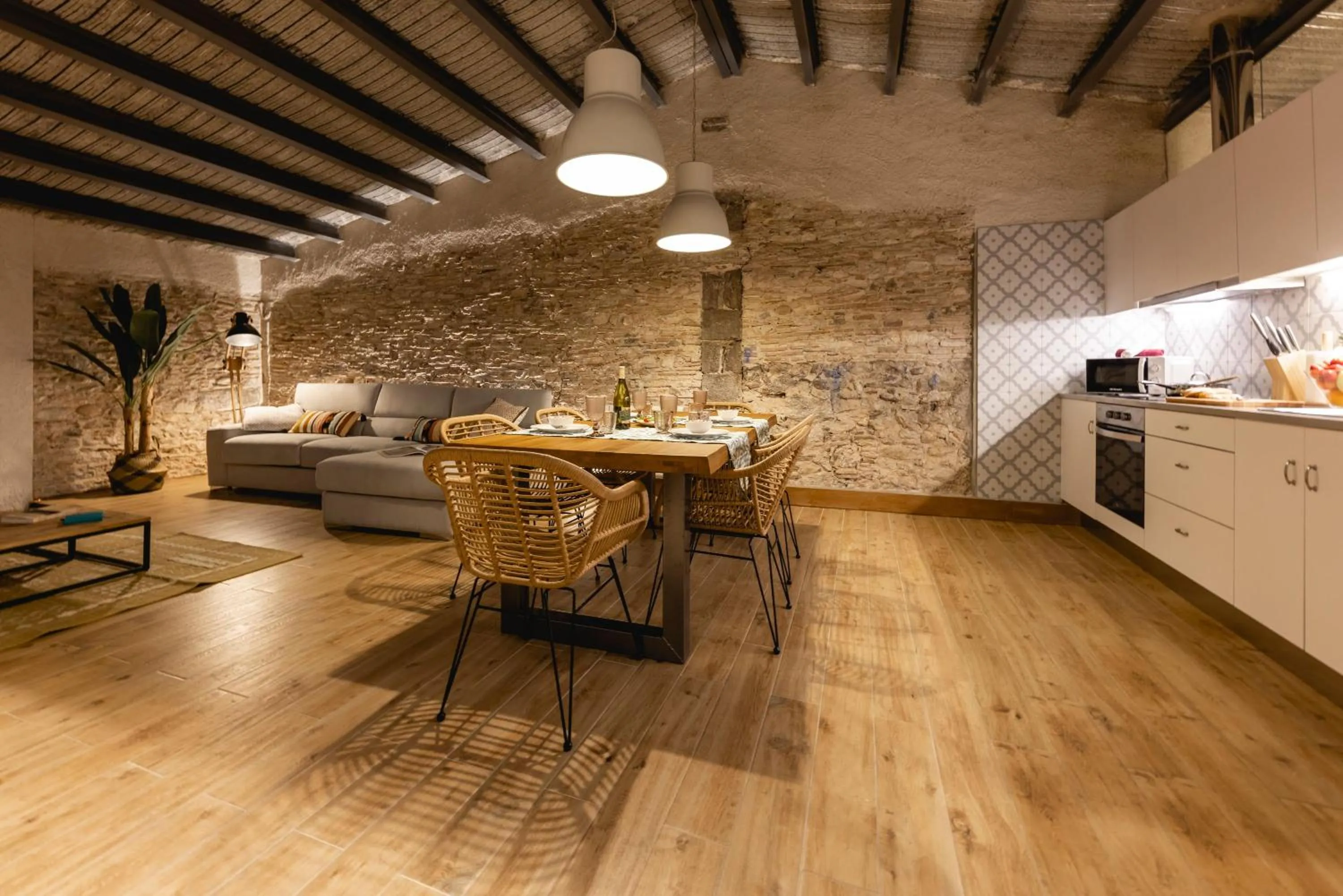 Living room in Bravissimo Plaça del Vi, Design Penthouse