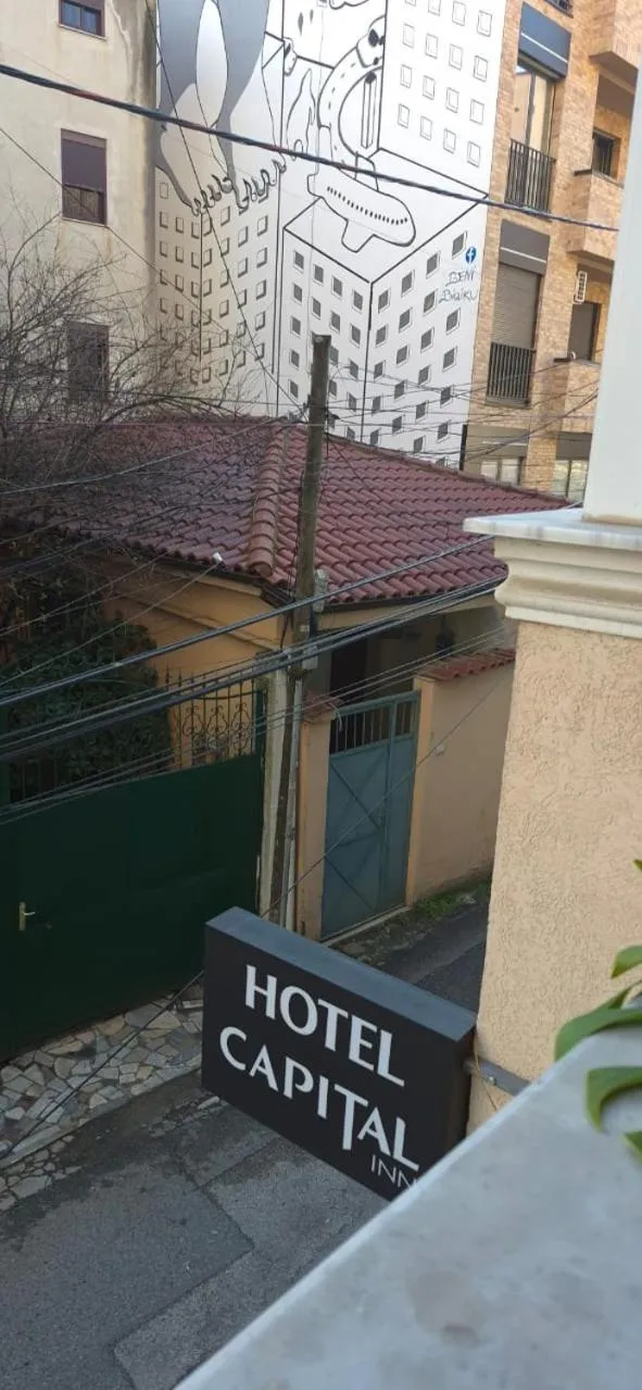 Quiet street view in Hotel Capital Inn Tirana