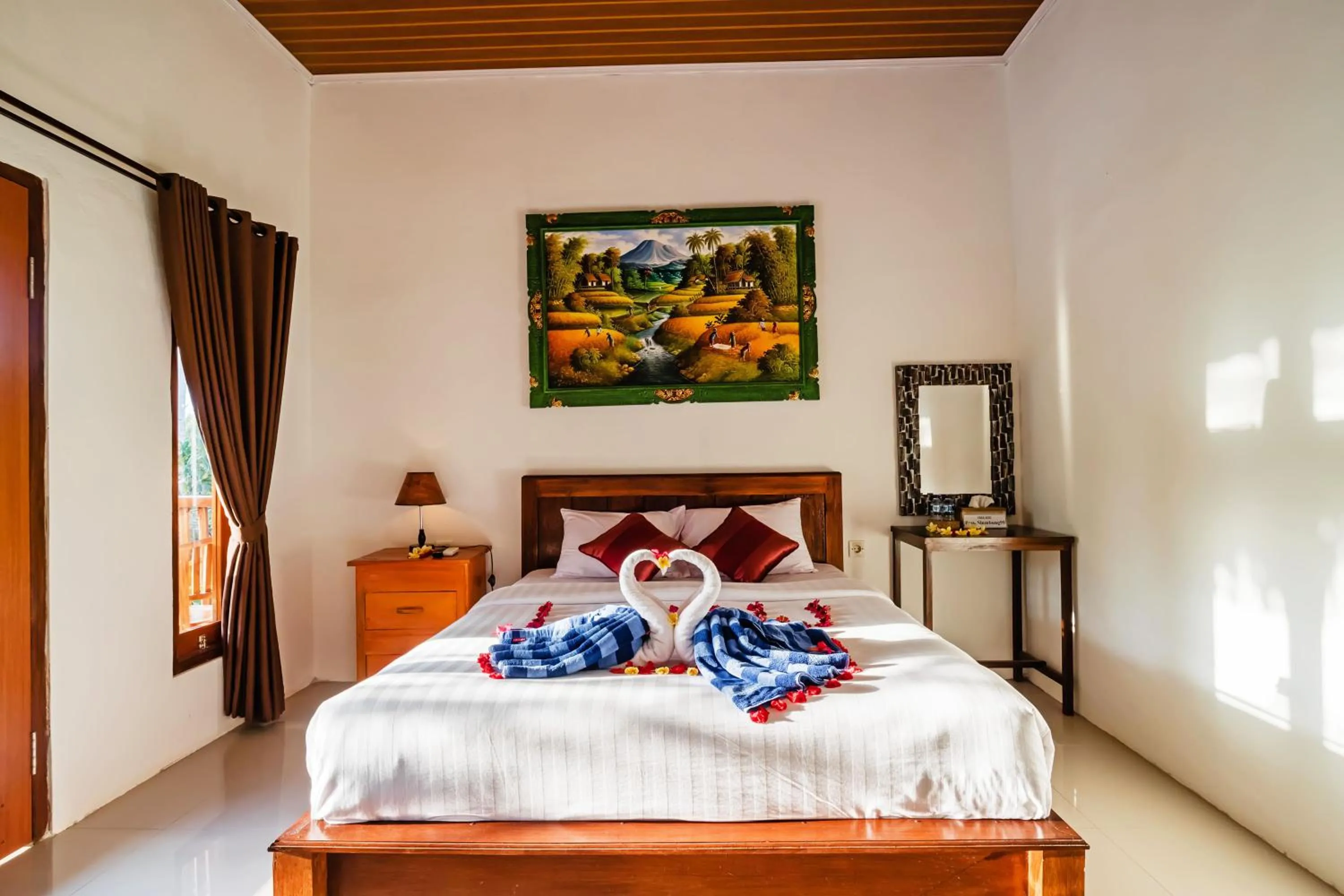 Photo of the whole room, Bed in Alam Selumbung Garden