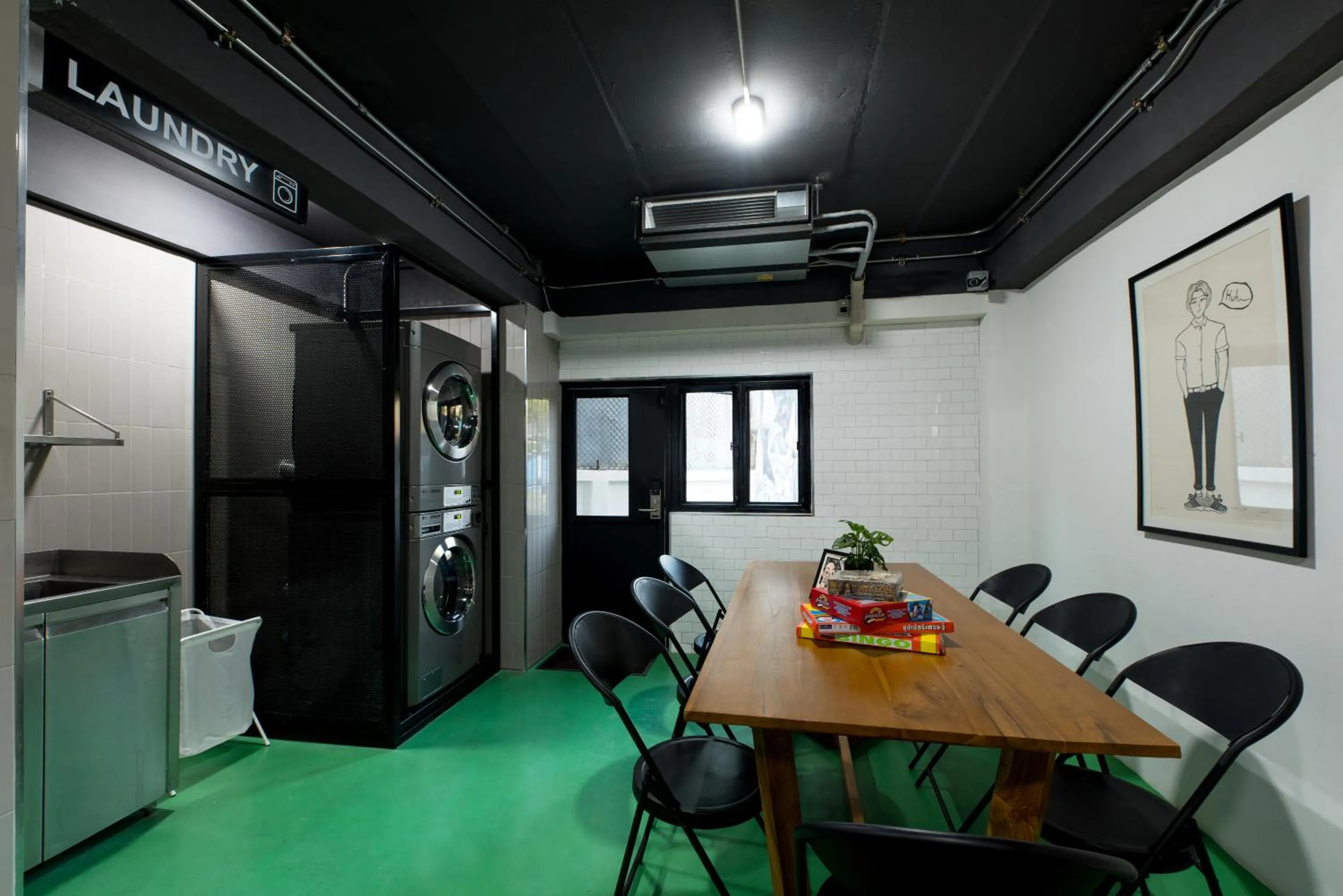 Dining area in Ed Hostel