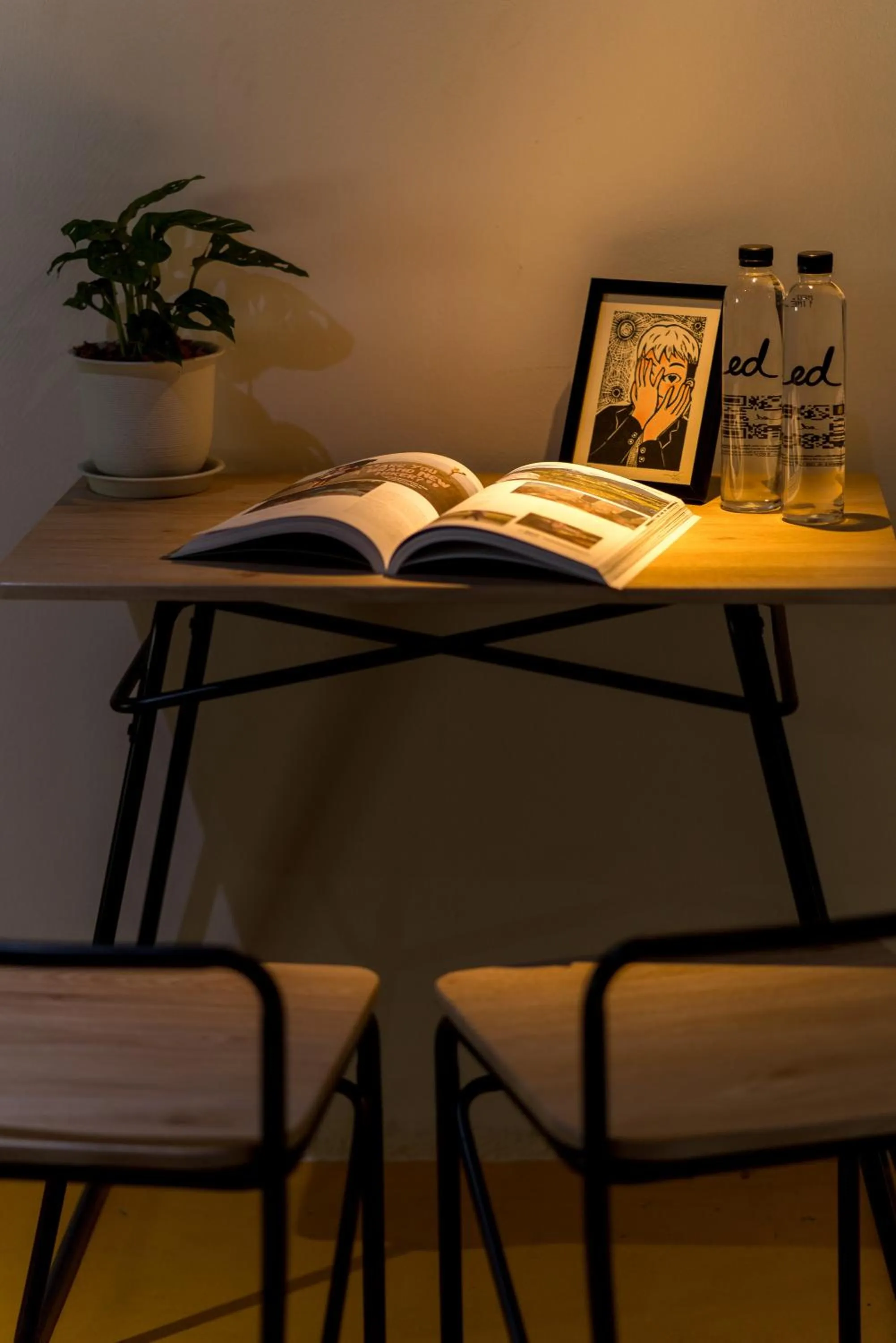 Seating area in Ed Hostel