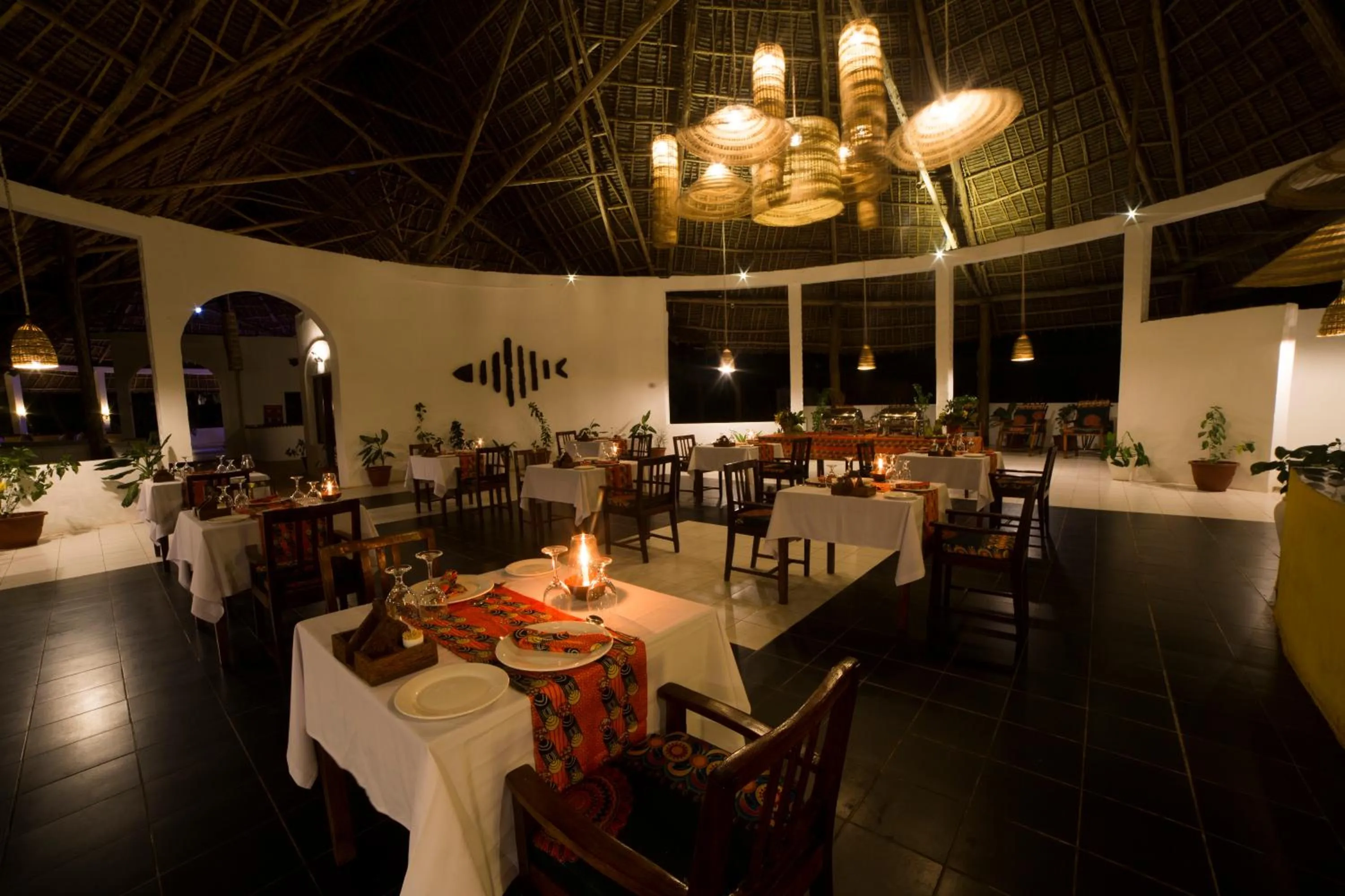 Restaurant/places to eat in Antonio Beach Tree House Hotel & Spa