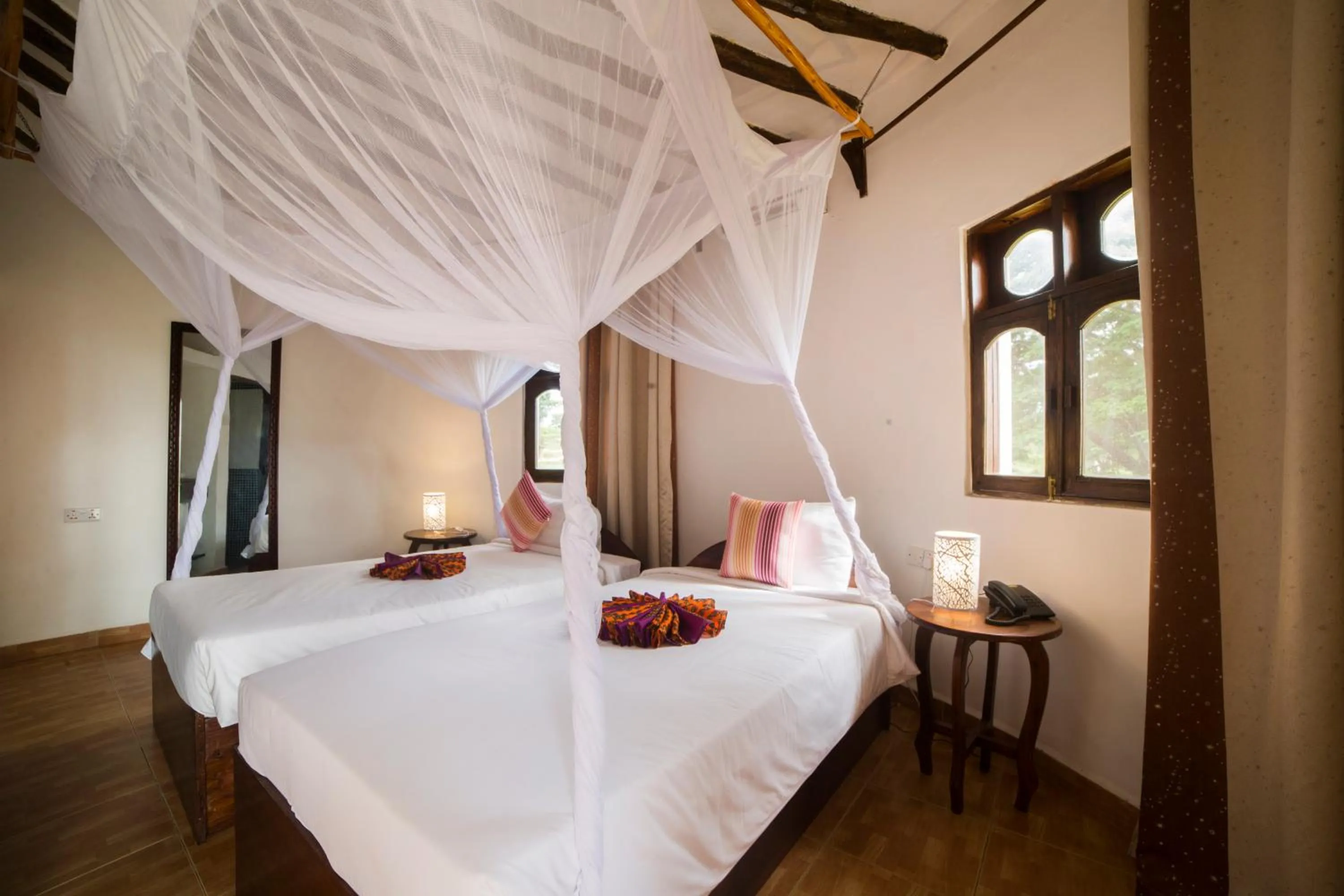 Photo of the whole room, Bed in Antonio Beach Tree House Hotel & Spa
