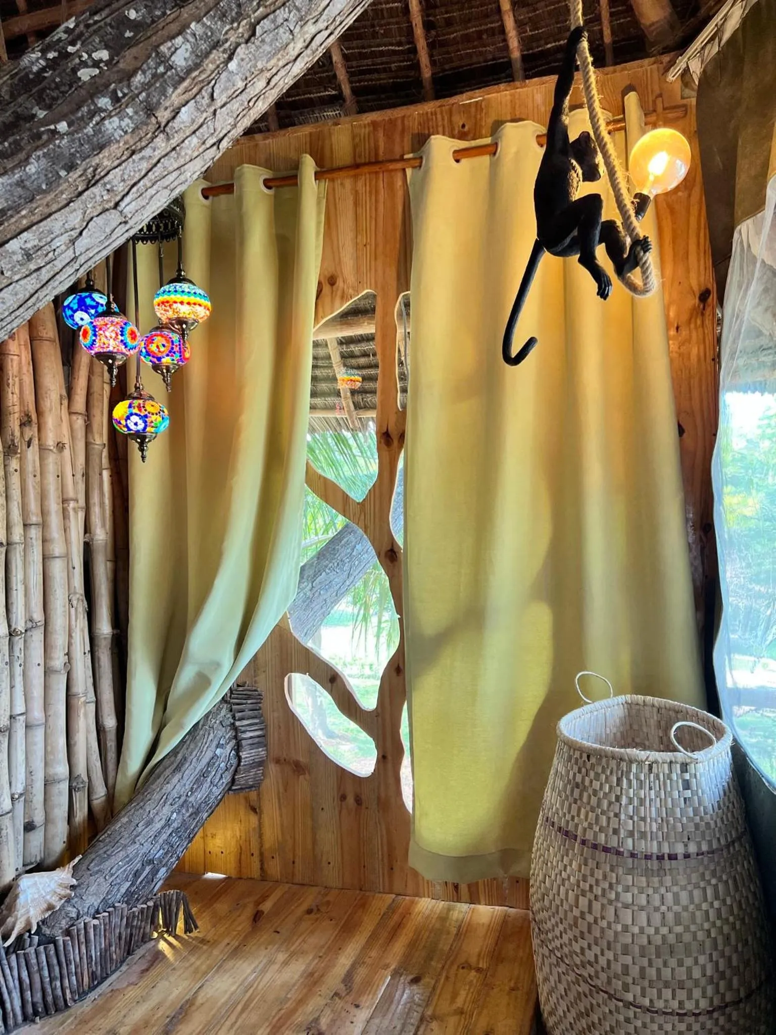 Bedroom in Antonio Beach Tree House Hotel & Spa
