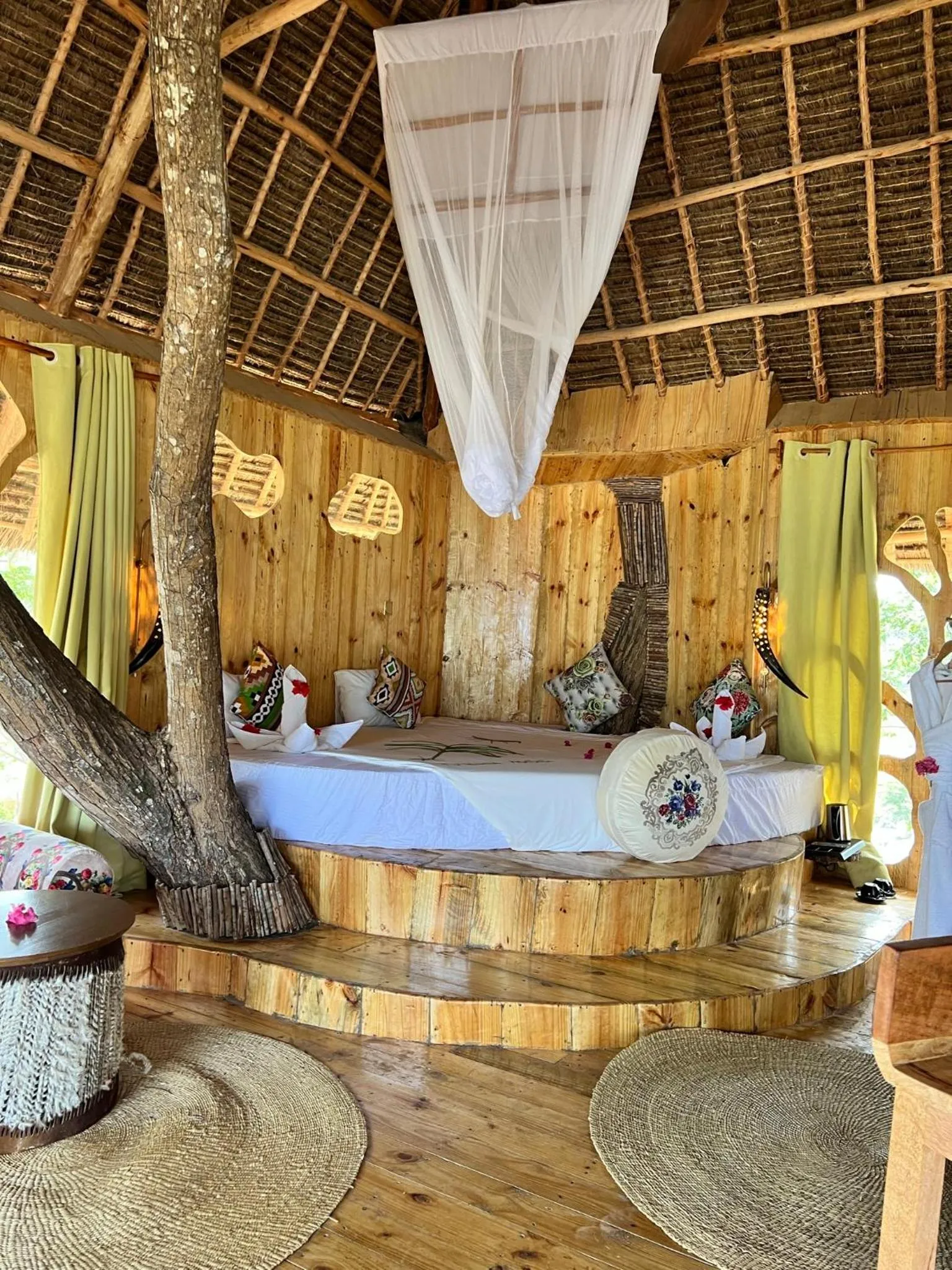 Bedroom in Antonio Beach Tree House Hotel & Spa