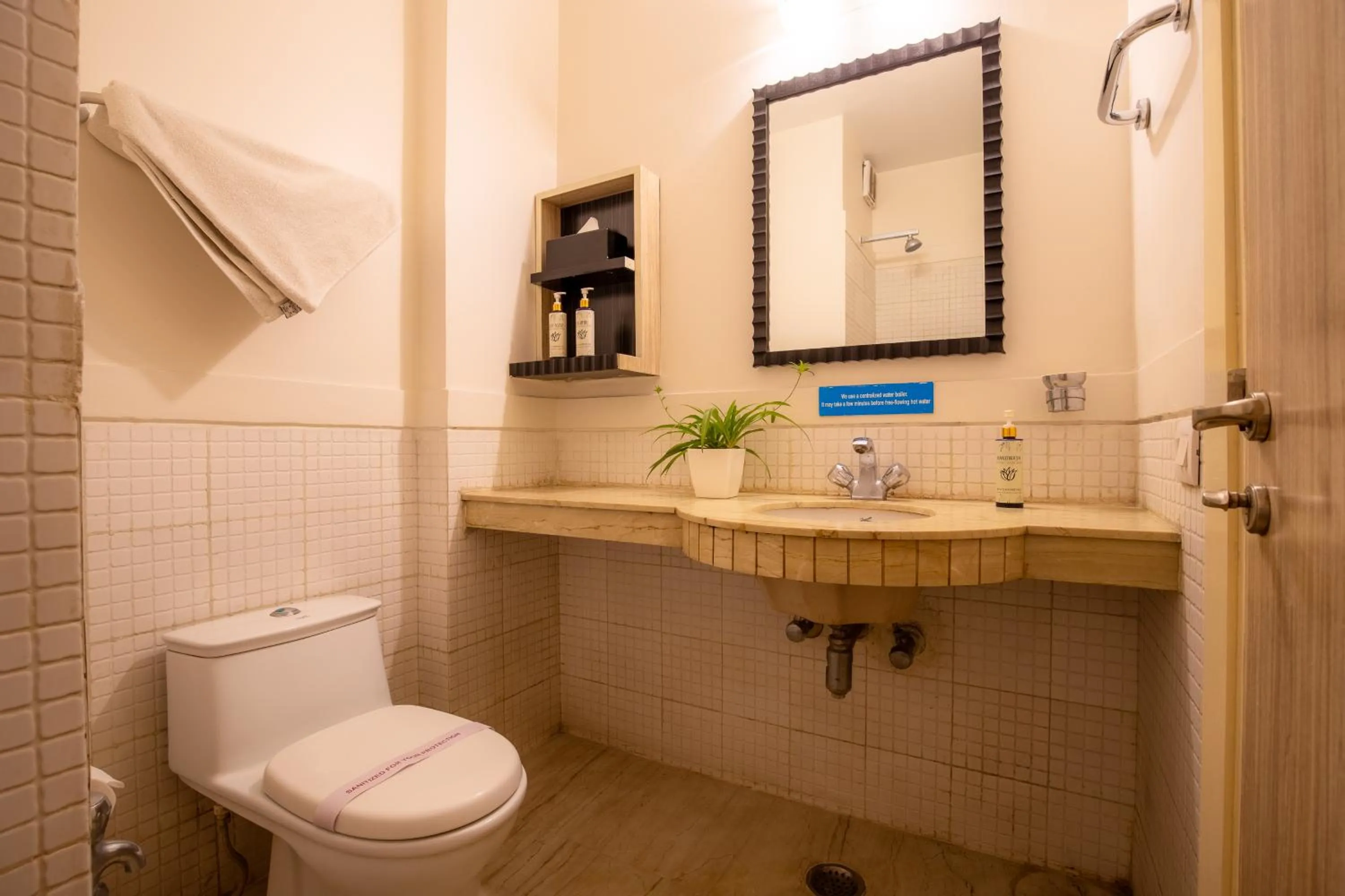 Shower in BedChambers Serviced Apartments, Sector 40