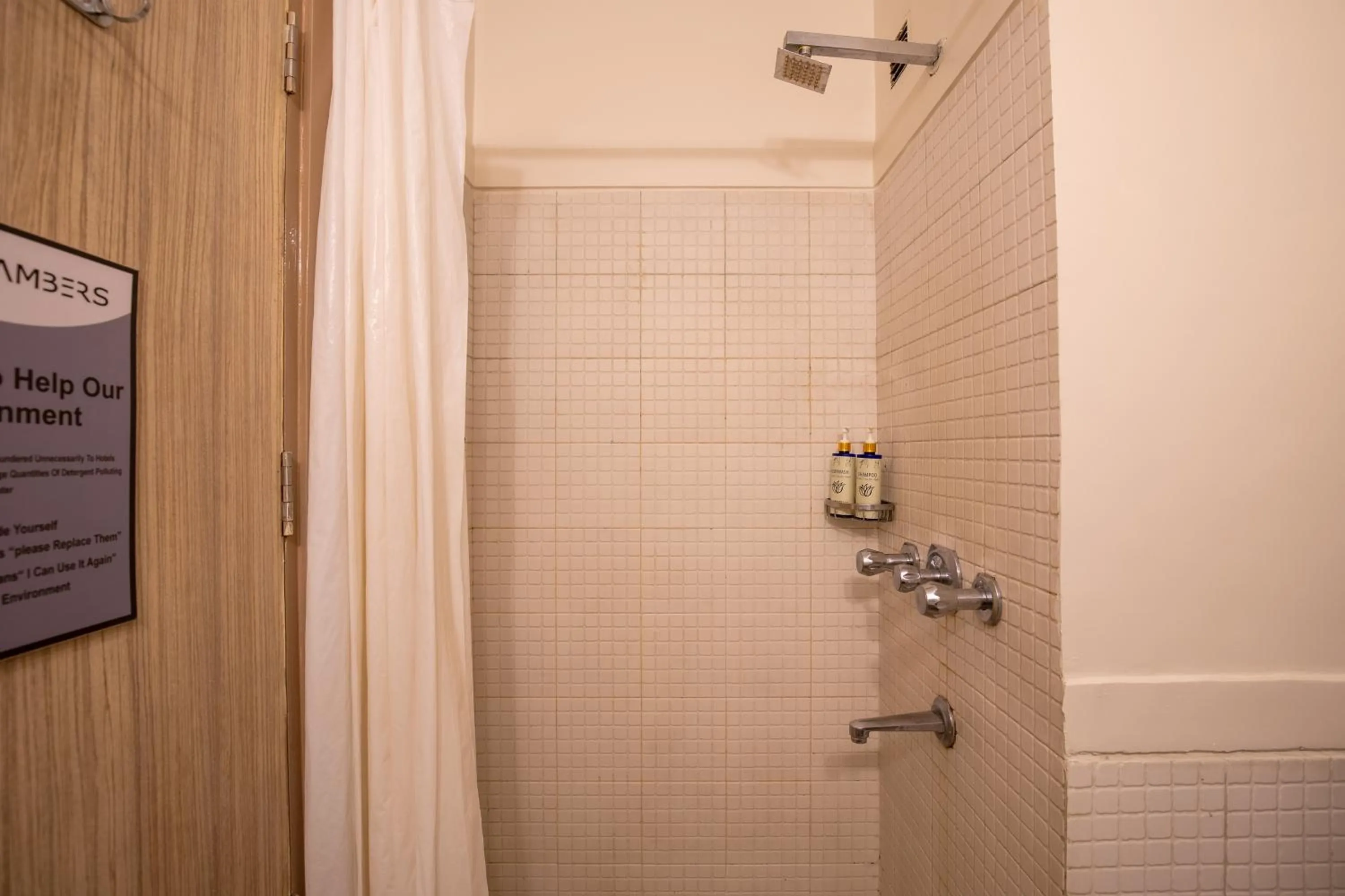 Shower in BedChambers Serviced Apartments, Sector 40