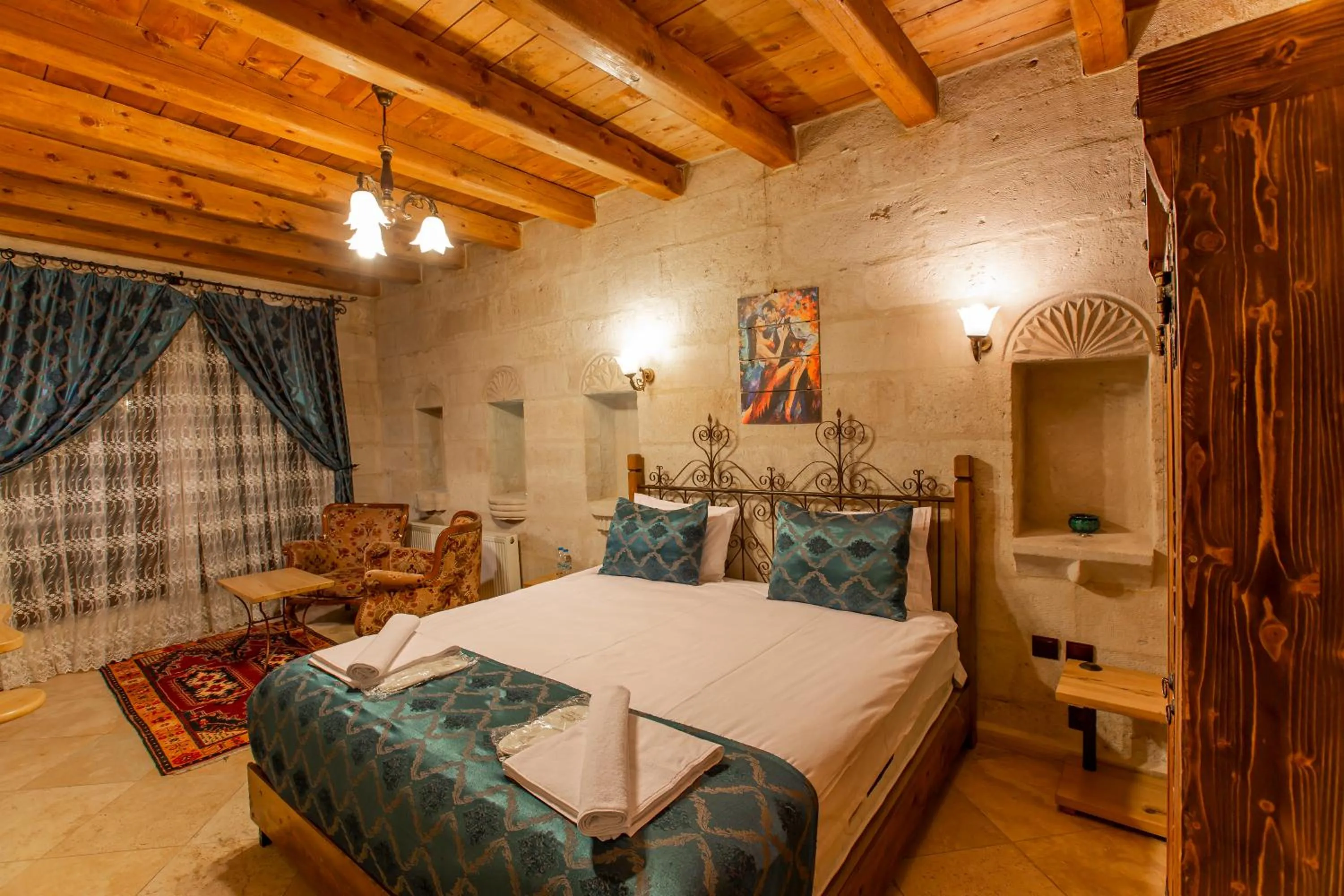 Bed in Goreme Mansion