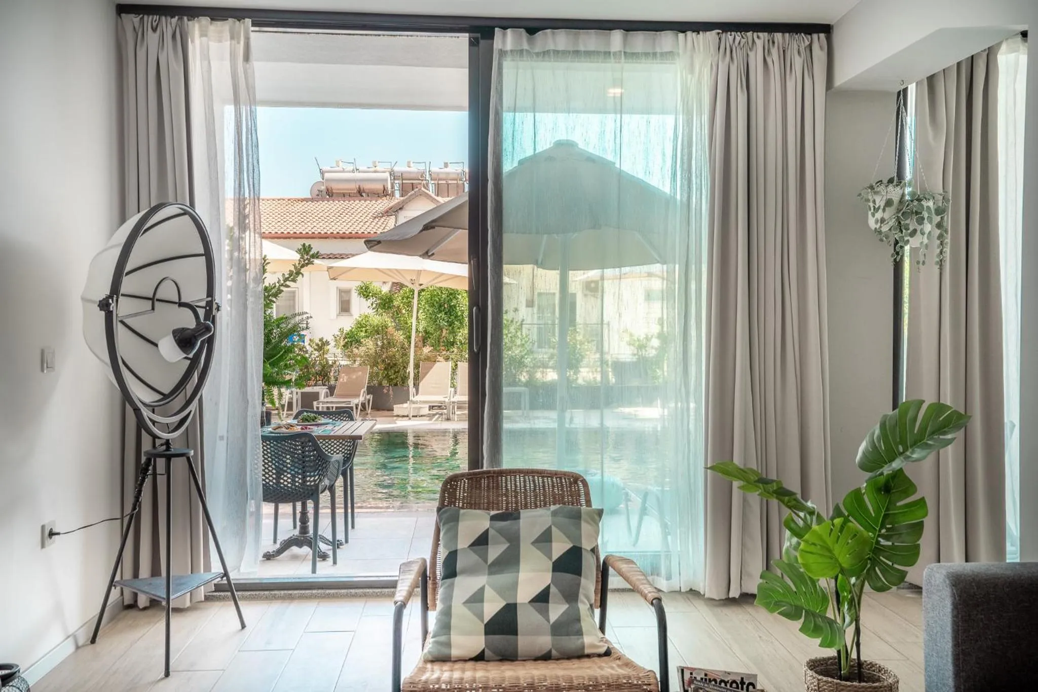 Seating area in Payava Hotel by True Blue