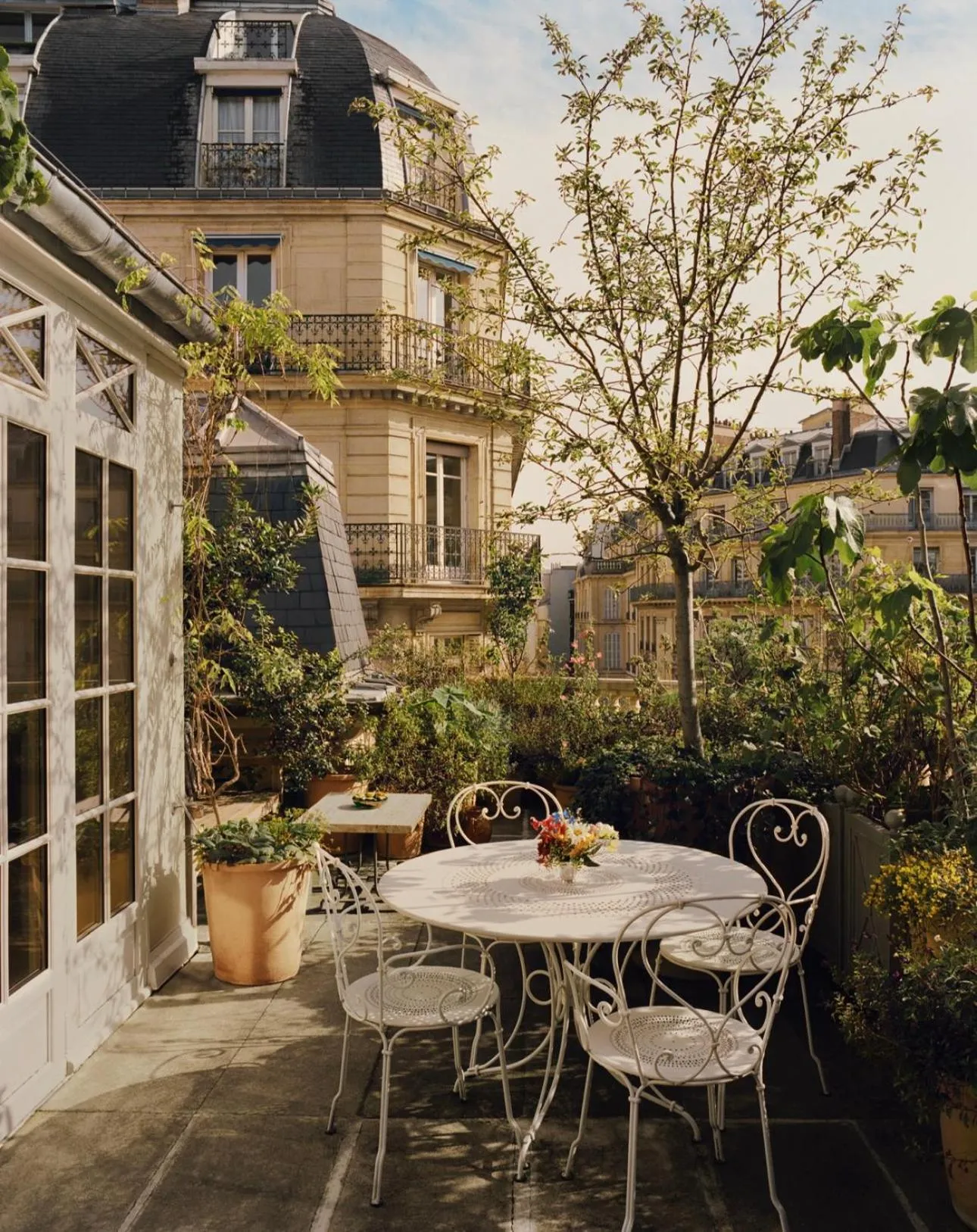 Patio in Château Voltaire