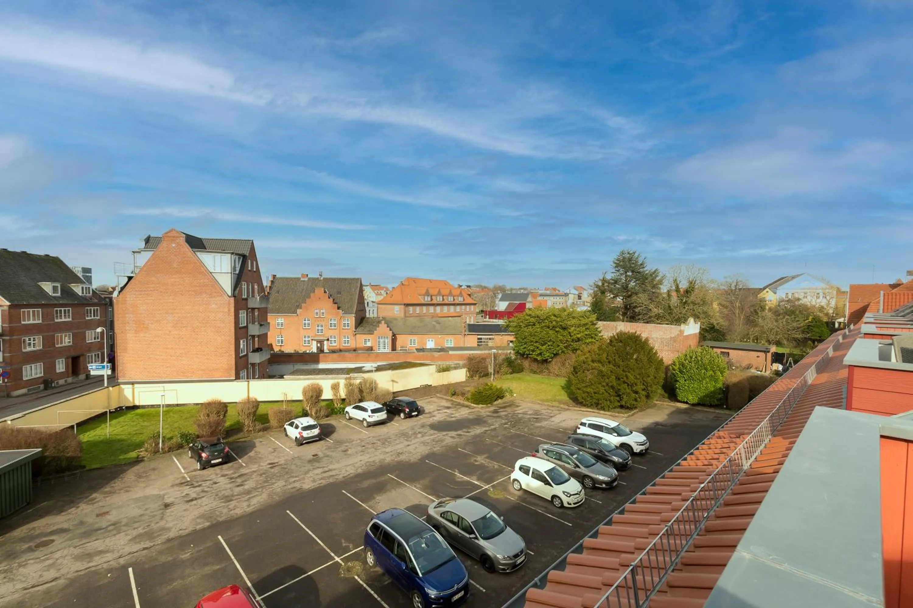 Garden view in City Center Penthouse
