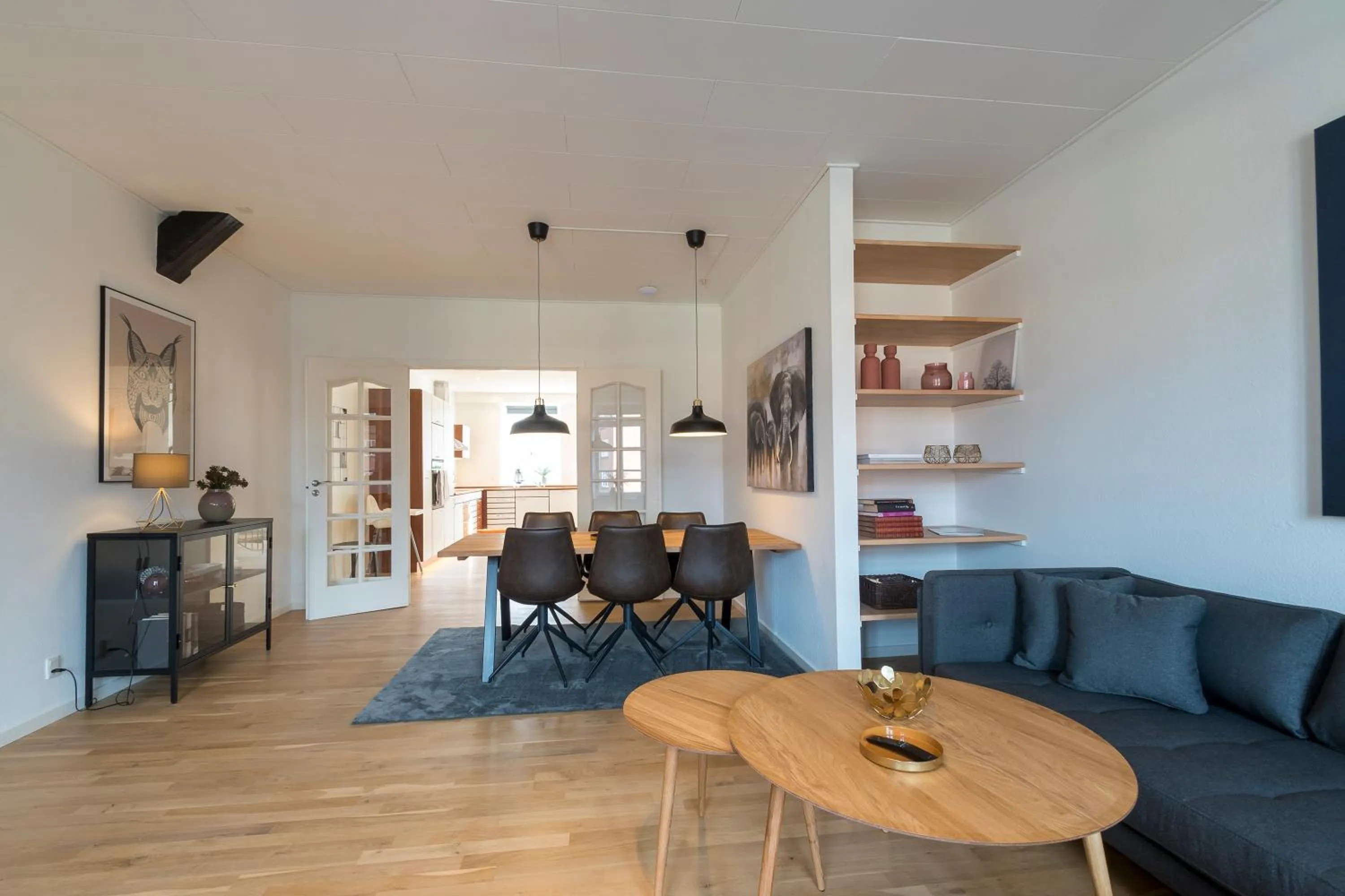 Living room in City Center Penthouse