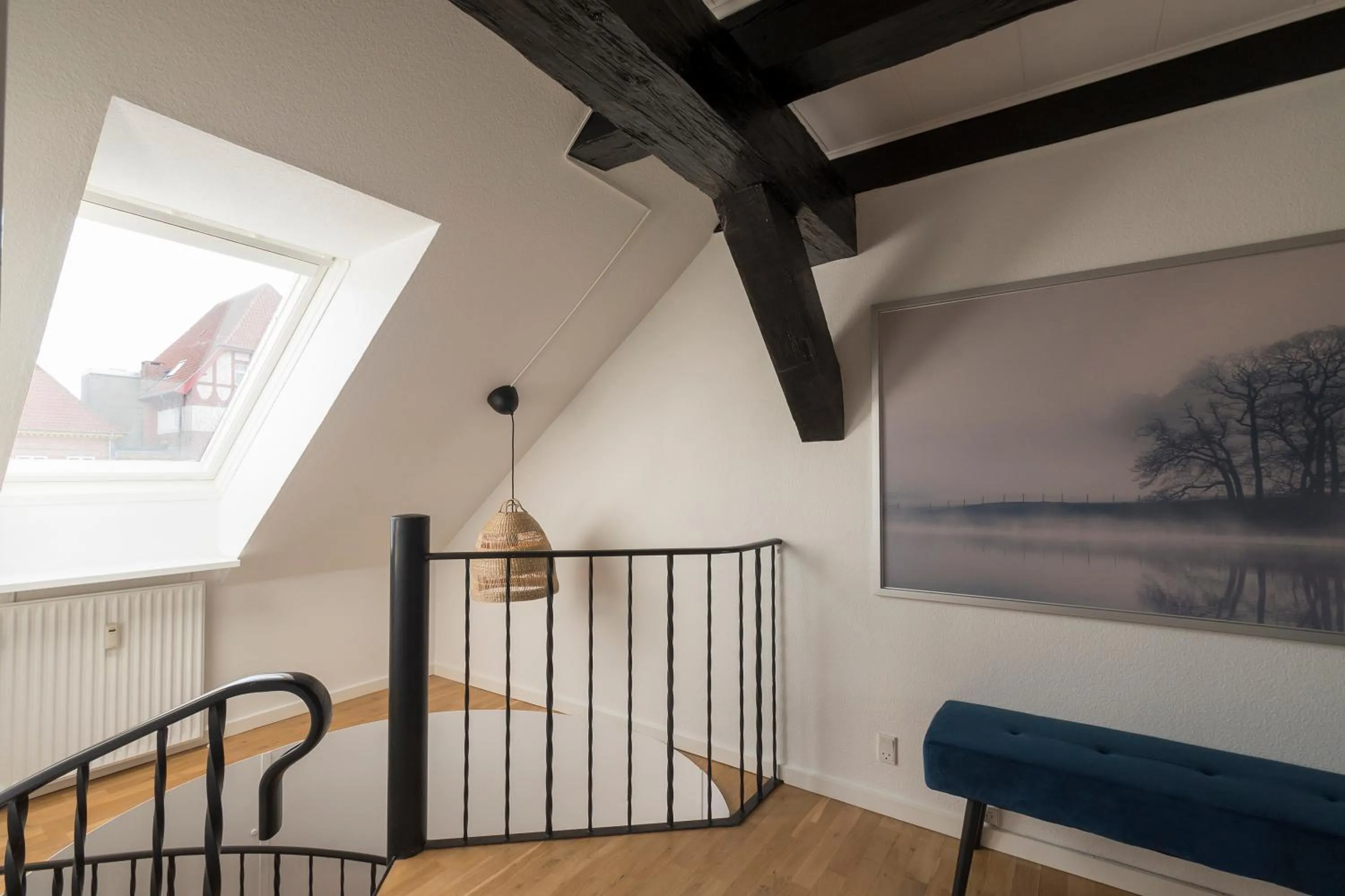 Seating area in City Center Penthouse