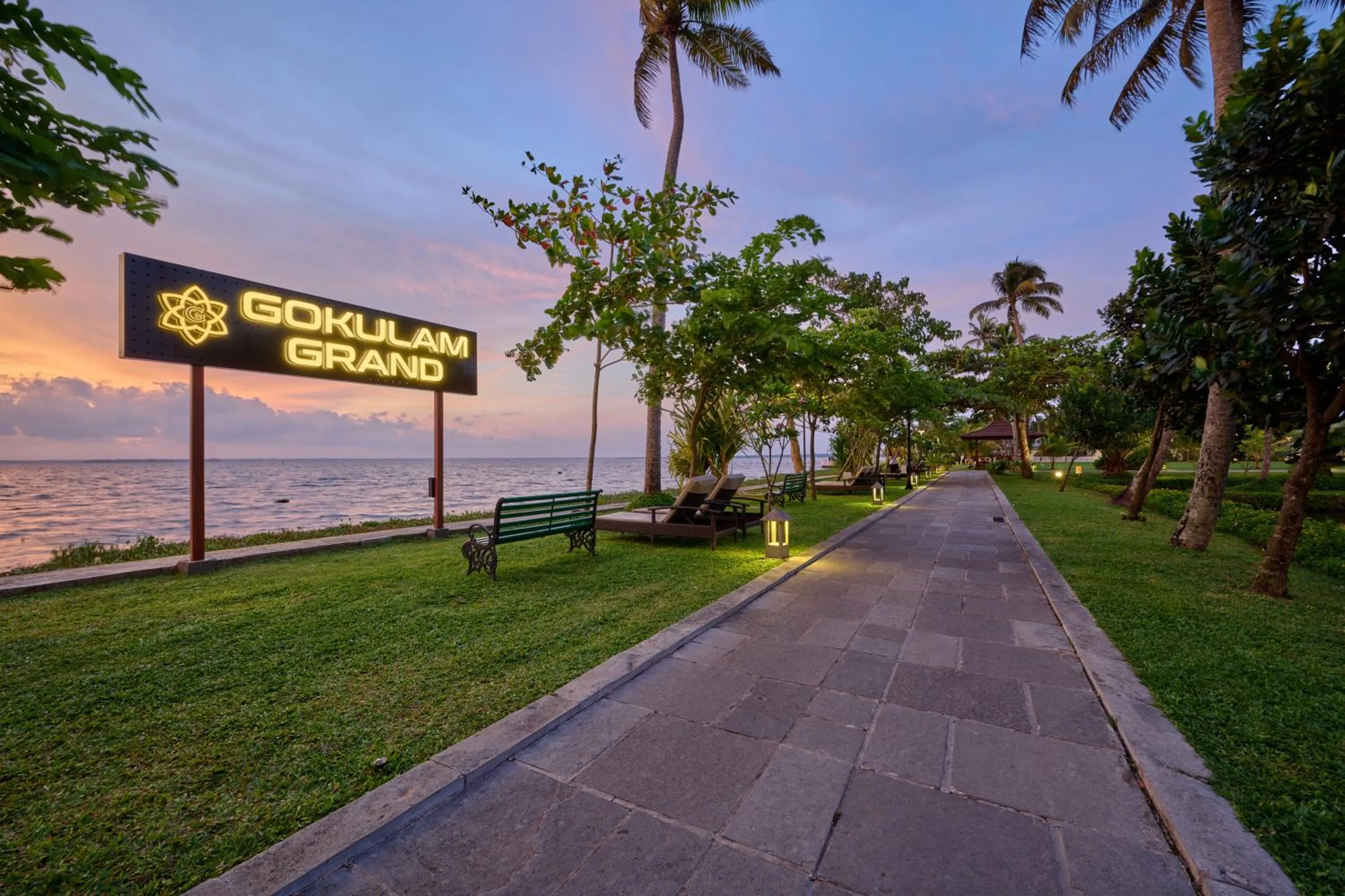 Natural landscape in Gokulam Grand Resort & Spa, Kumarakom