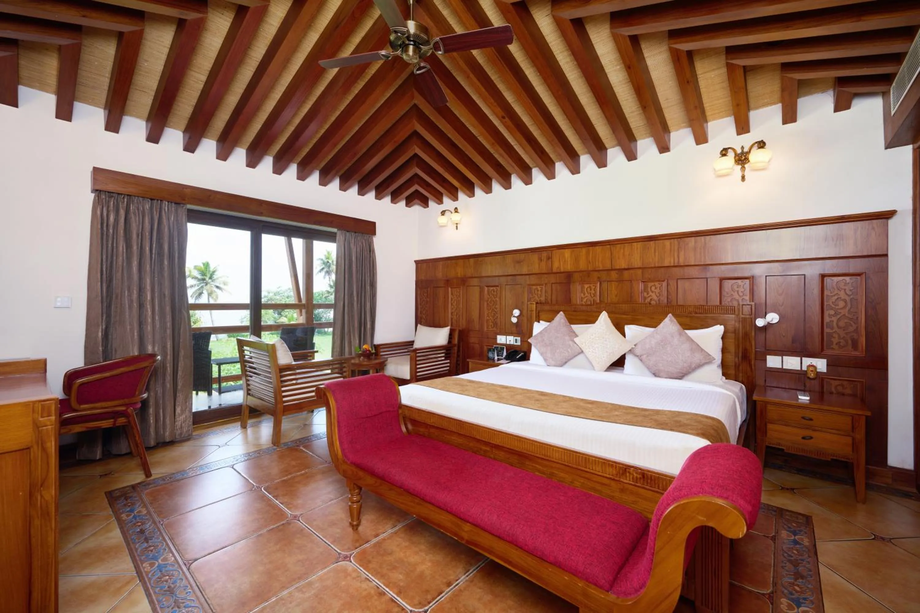 Floor plan, Bed in Gokulam Grand Resort & Spa, Kumarakom