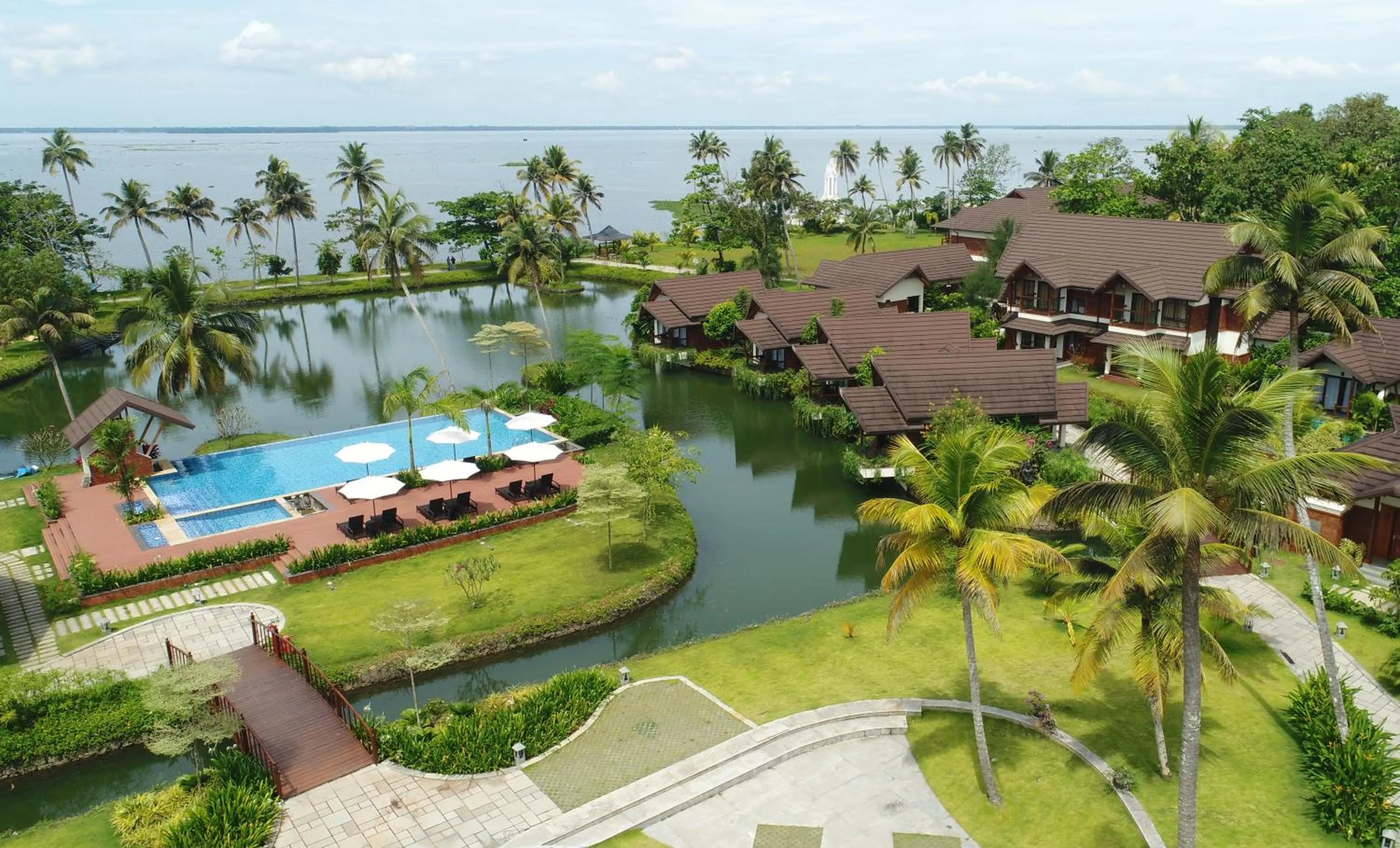 Bird's eye view in Gokulam Grand Resort & Spa, Kumarakom