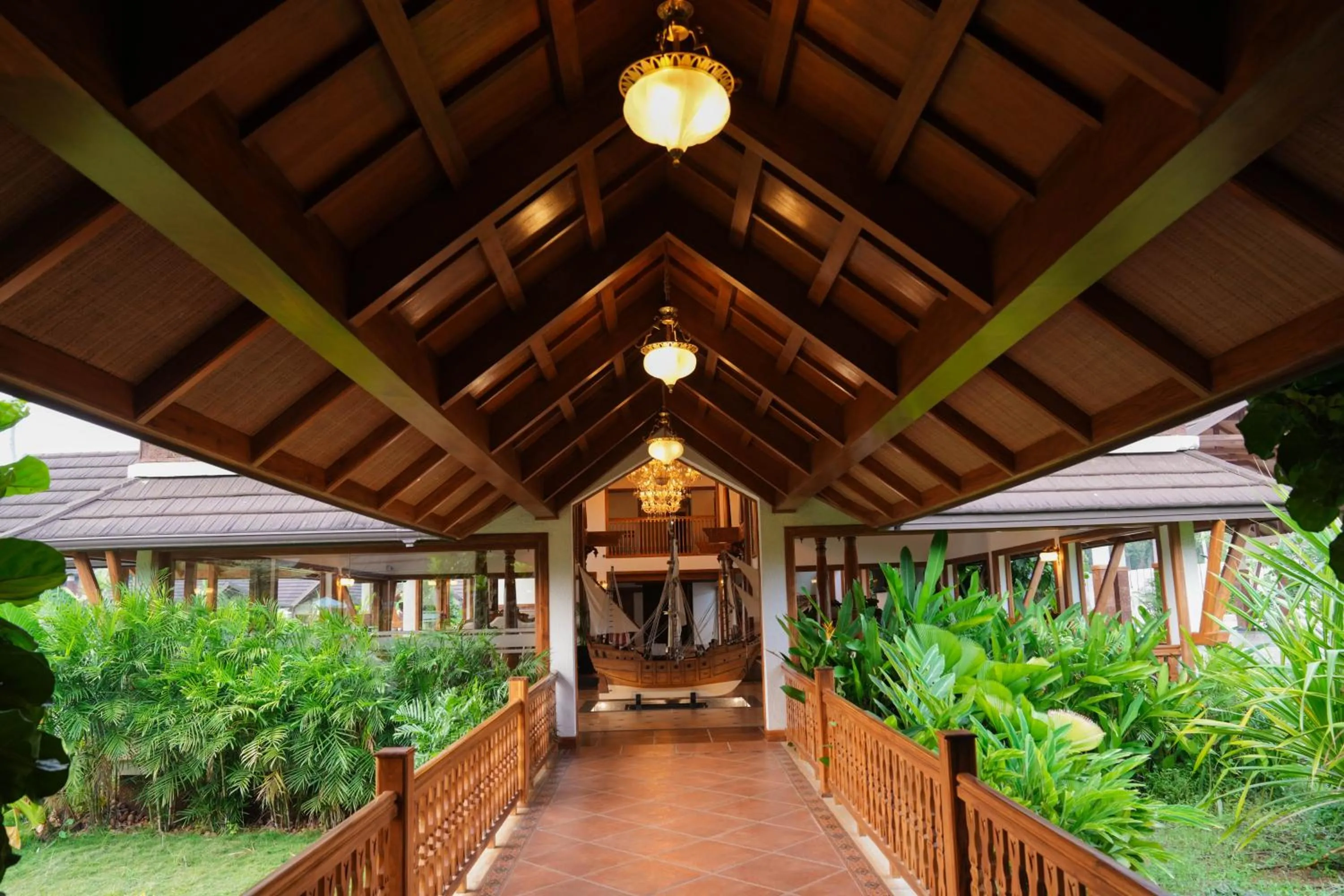 Lobby or reception in Gokulam Grand Resort & Spa, Kumarakom
