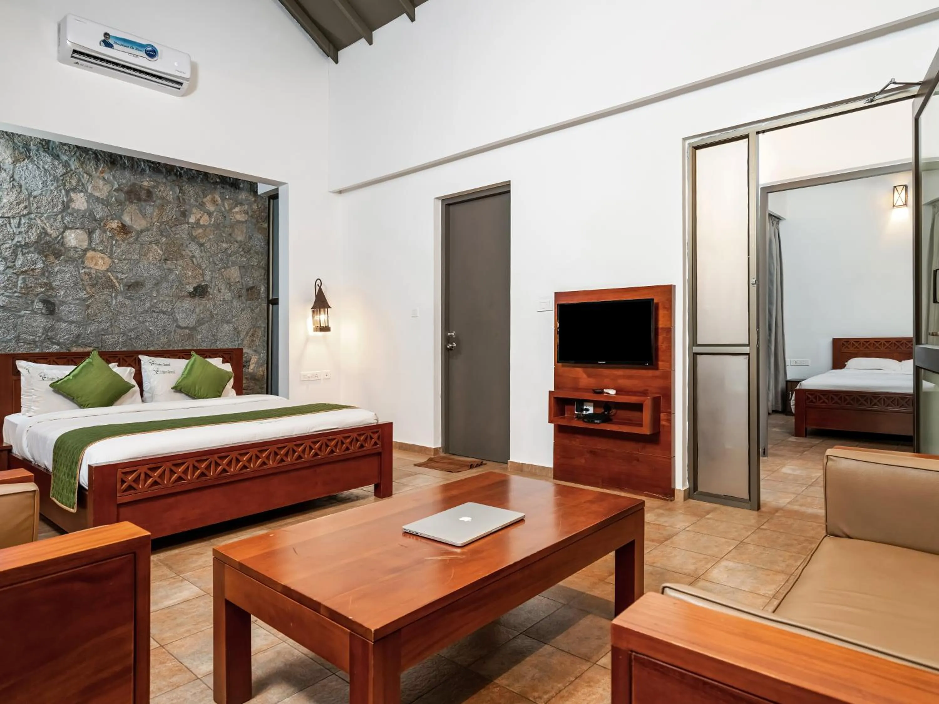 Bed in Coffee Greens Resort