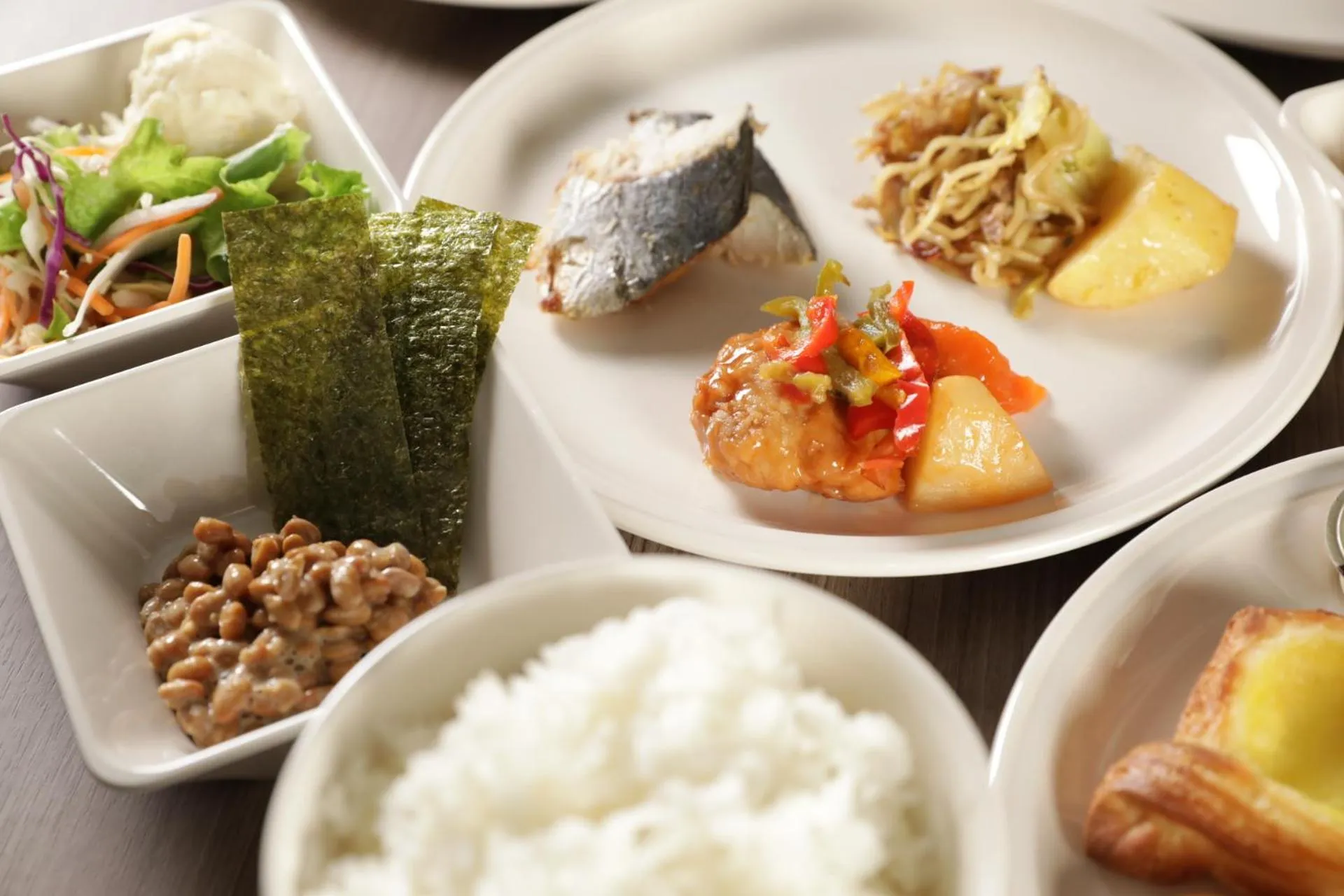 Food in Super Hotel Sano Fujioka