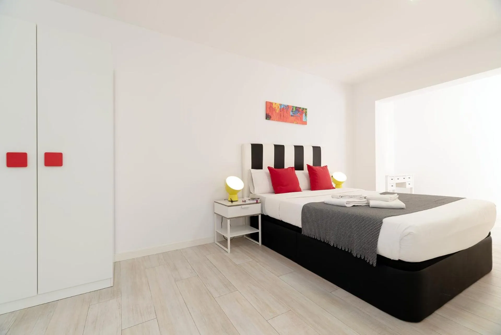 Bed in Castell Beach Aparthotel