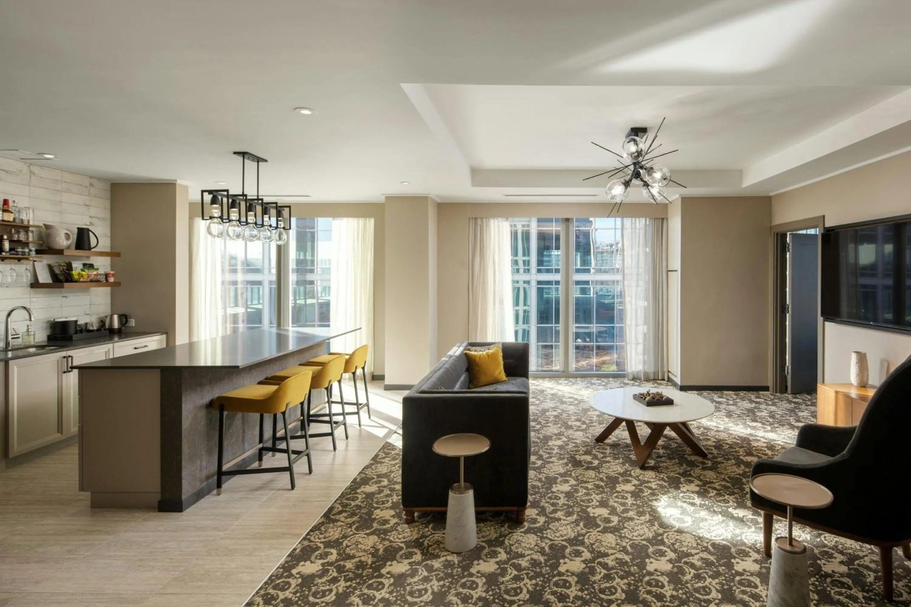 Living room in Epicurean Atlanta, Autograph Collection