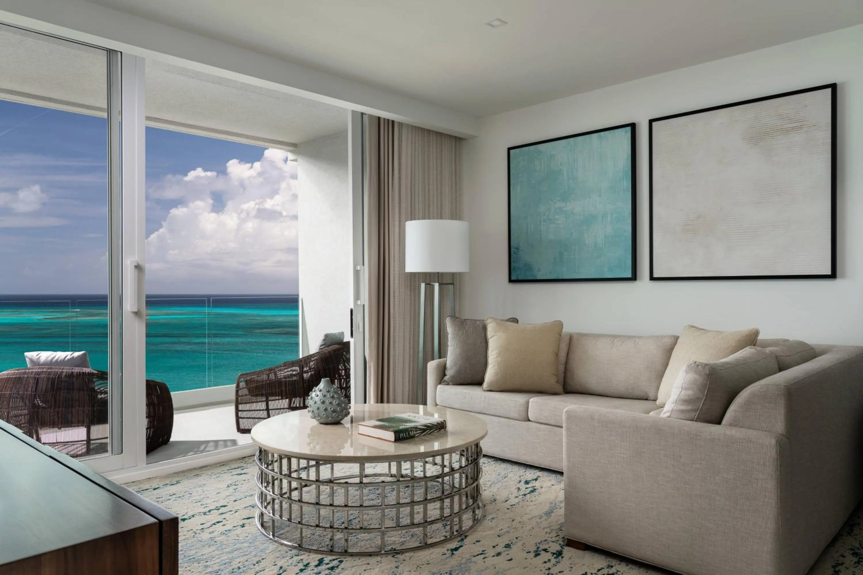Living room in The Ritz-Carlton, Turks & Caicos
