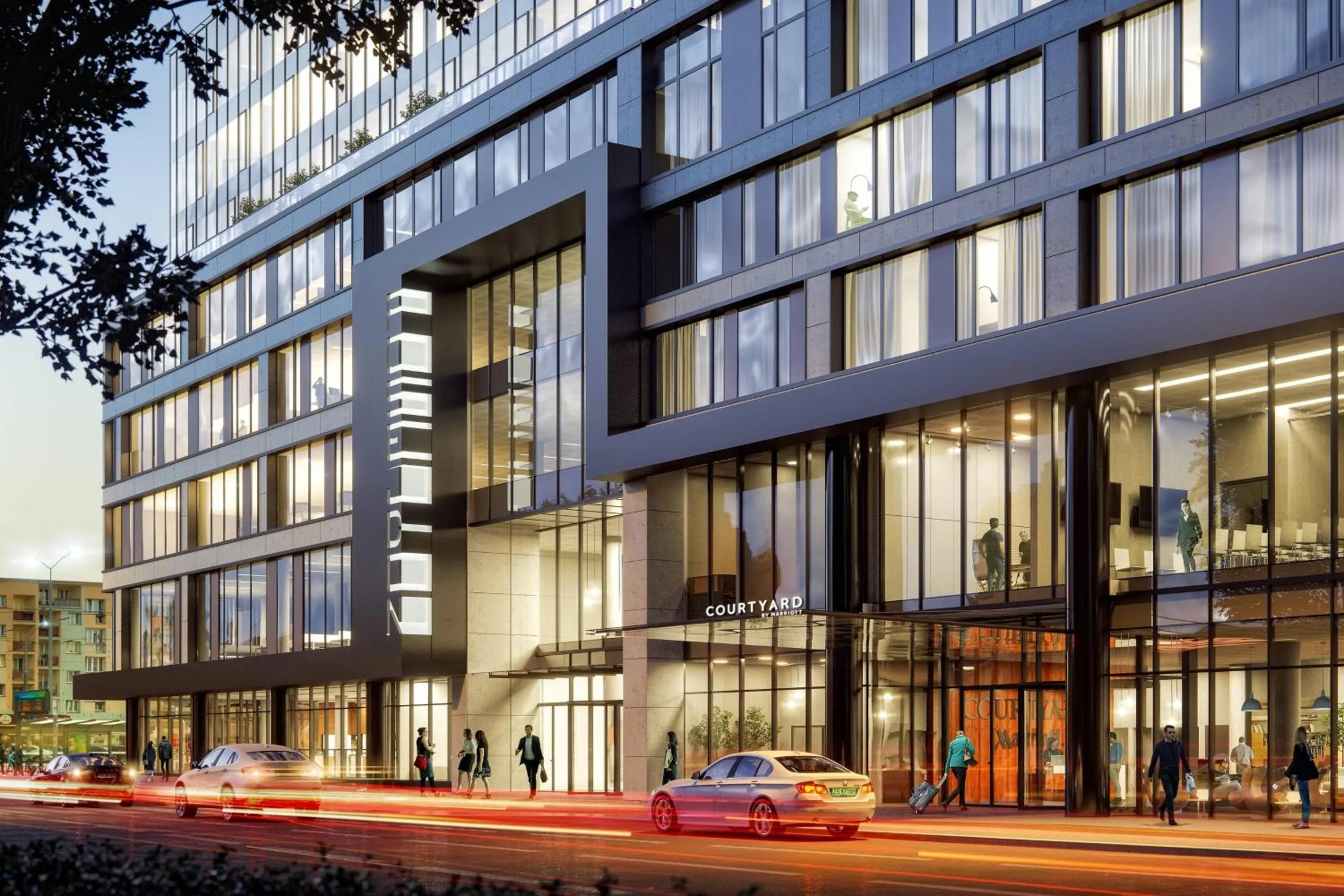 View (from property/room) in Courtyard by Marriott Szczecin City